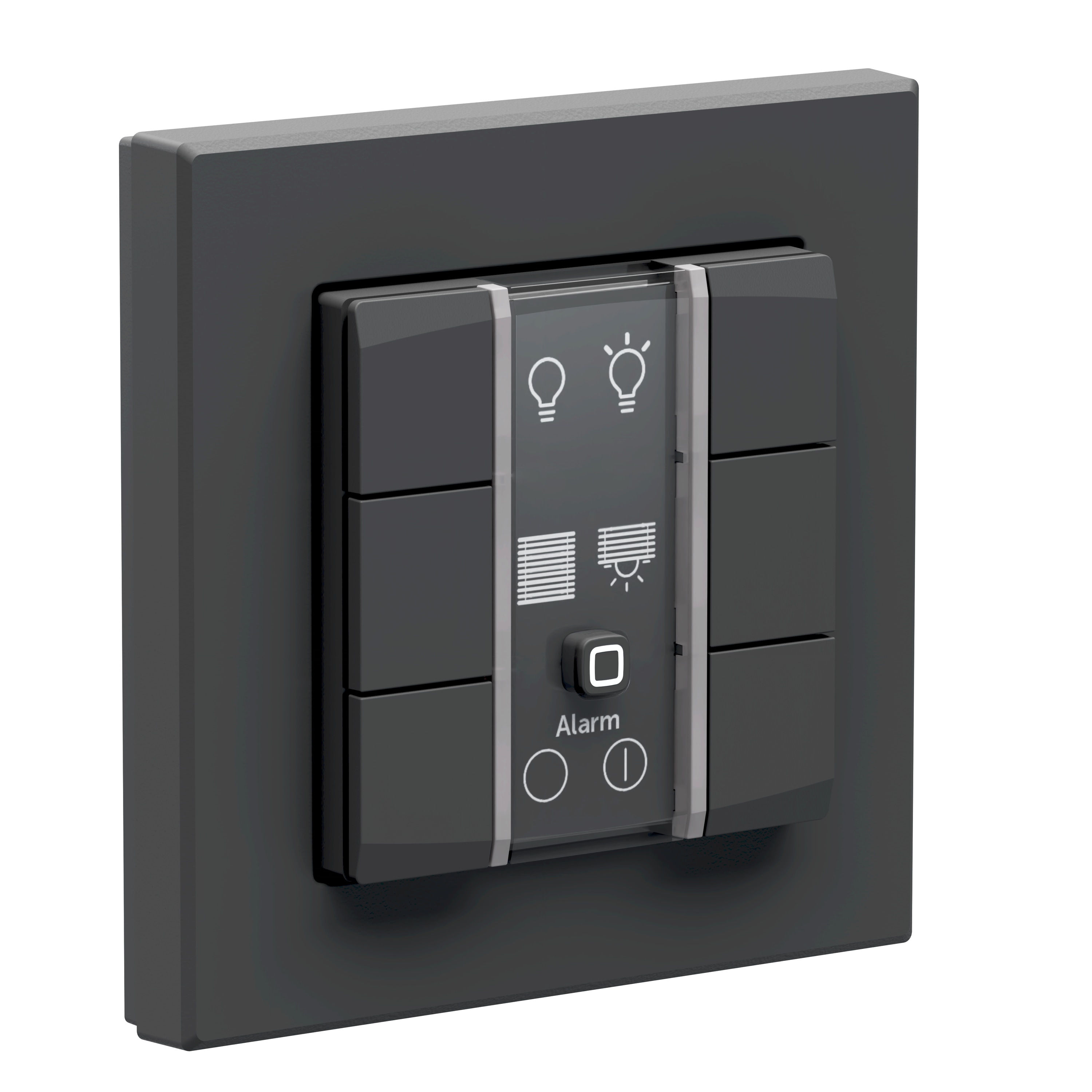 HOMEMATIC IP 162028A0, Wandtaster, 6-fach, 230 V, anthrazit HOMEMATIC IP 162028A0, Wandtaster, 6-fach, 230 V, anthrazit