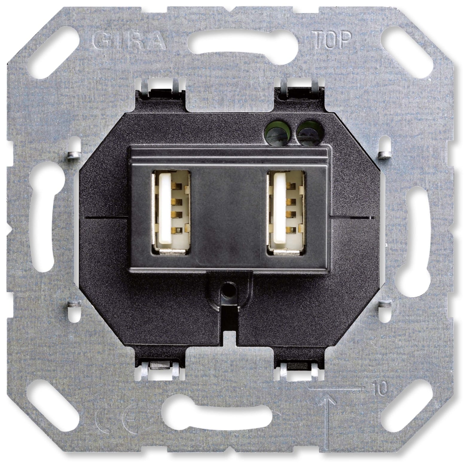 GIRA UP-Einsatz 235900, 2x USB, 2100 mA
