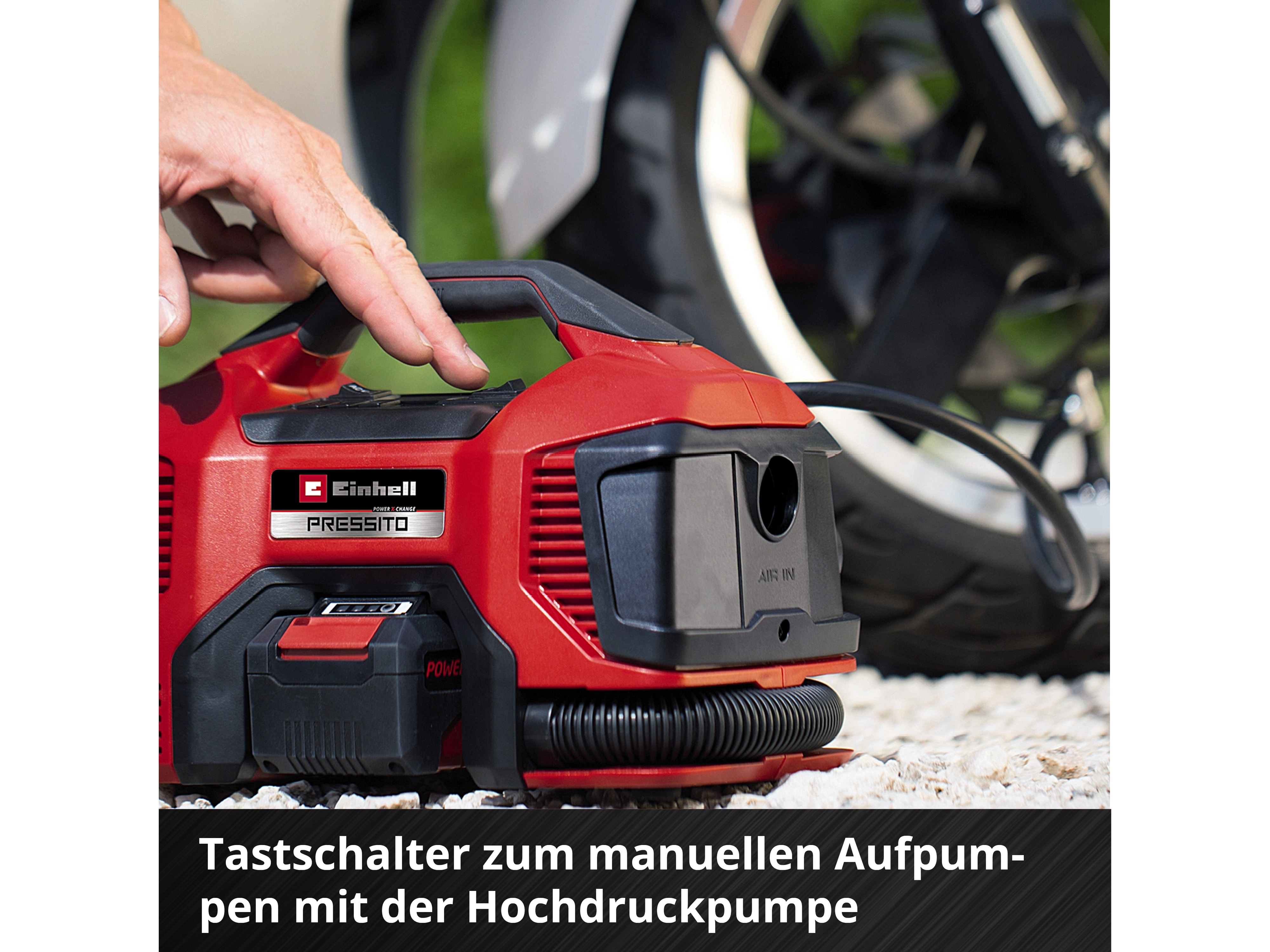 EINHELL Akku-Kompressor PRESSITO 18/21
