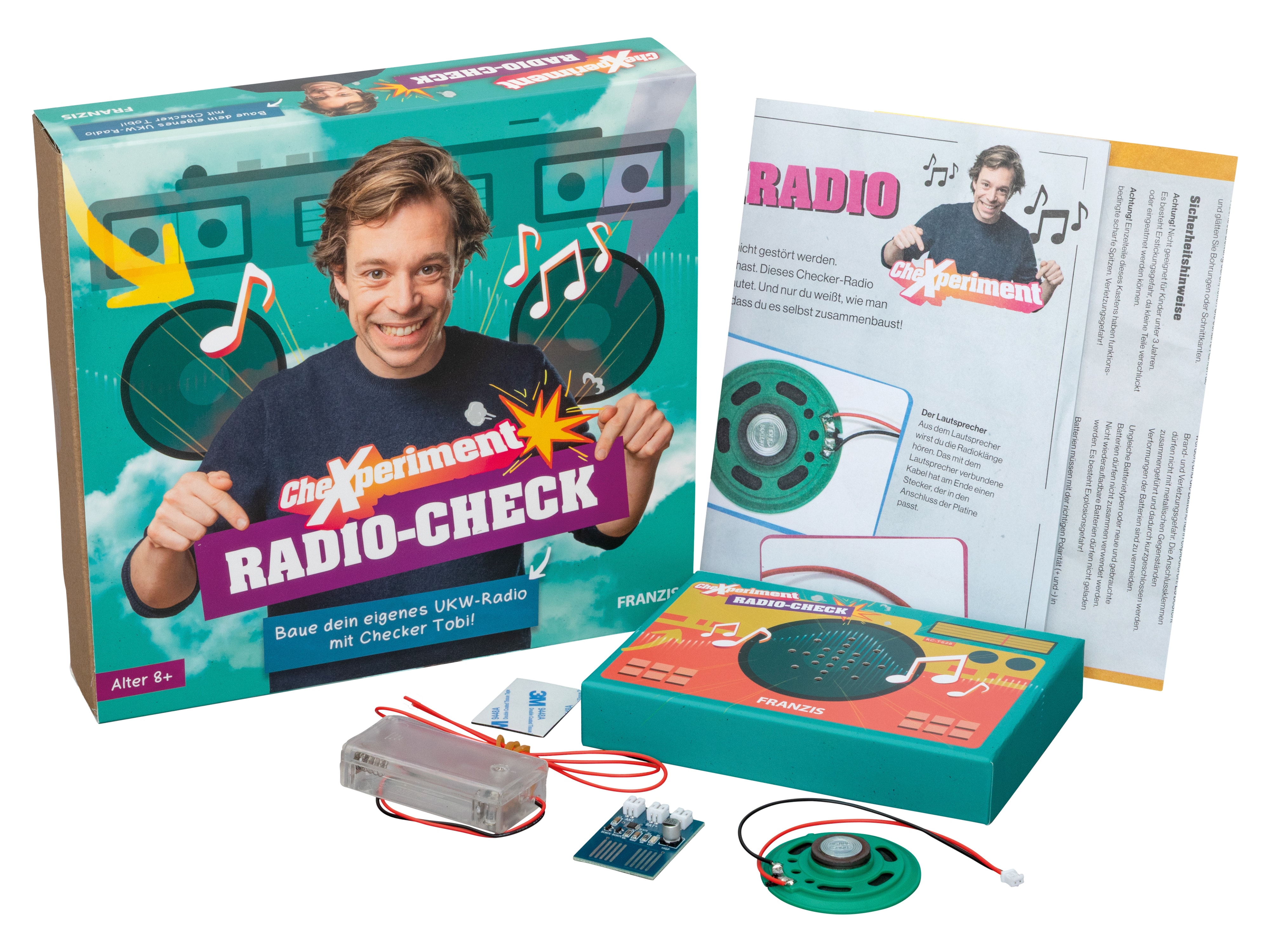 FRANZIS CheXperiment Radio-Check (Checker Tobi) 67228