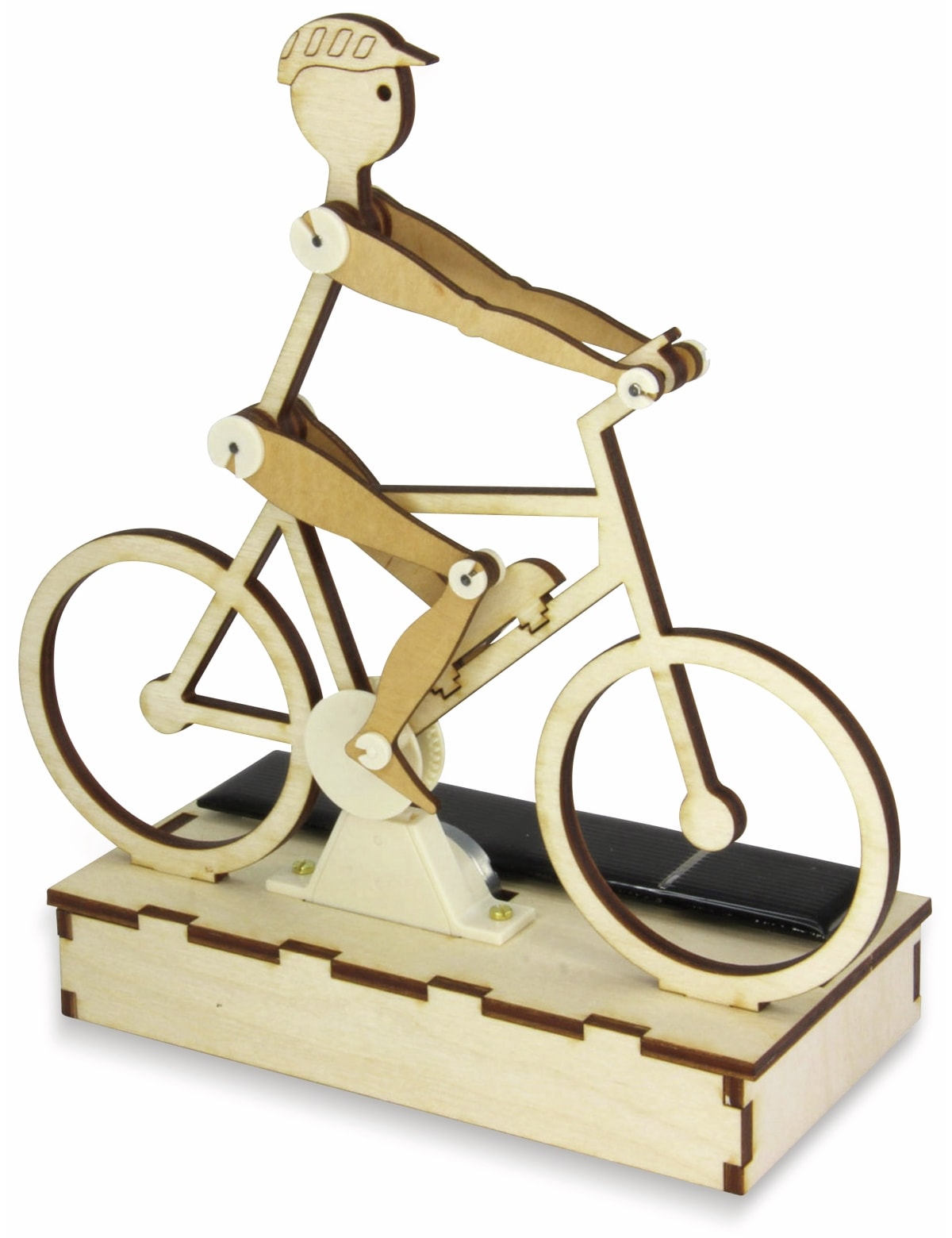 SOL-EXPERT Bausatz, Solar Radler / E-Biker, Holzbausatz zum Selberbauen