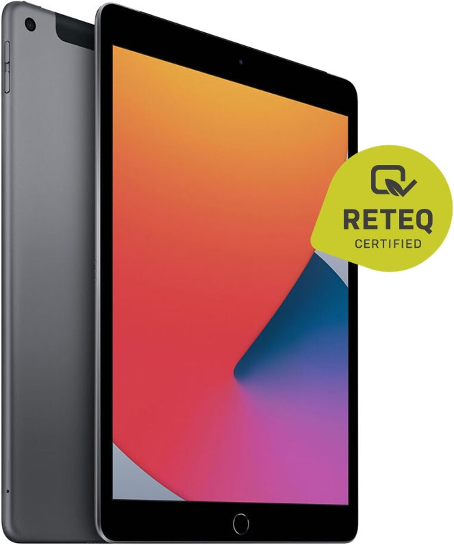 APPLE Tablet iPad 8 (2020), WLAN, 128GB, spacegrau, Tastatur