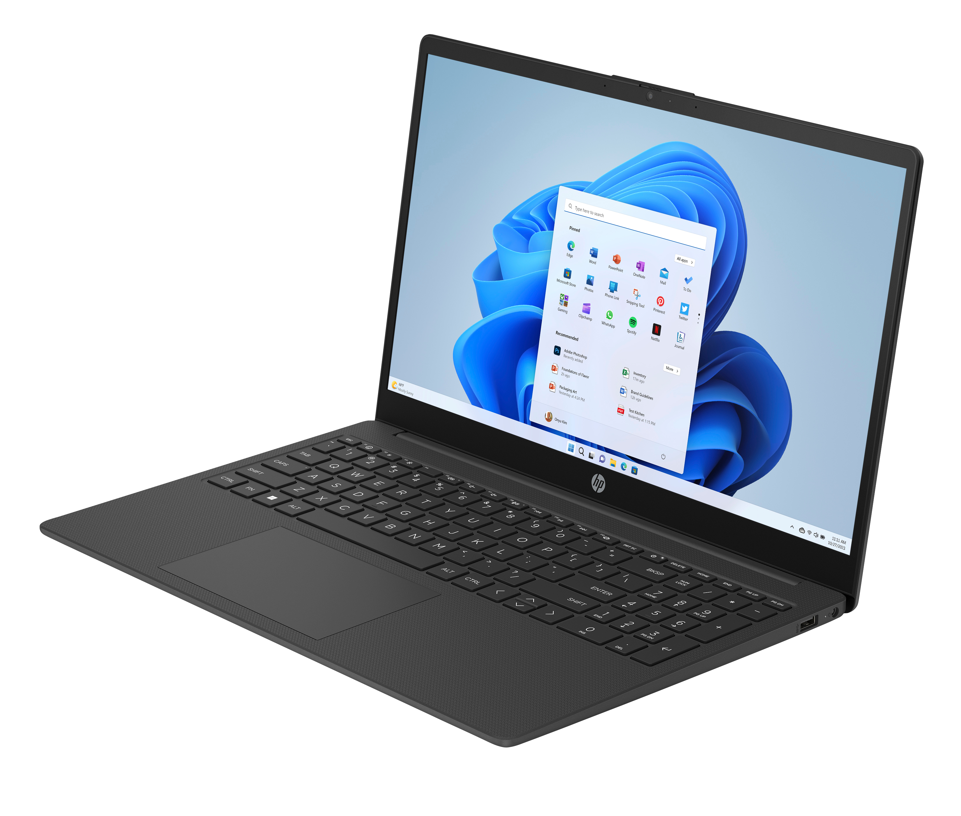 HP Notebook 15-fd0237ng, 39,6cm (15,6"), FullHD, Intel® Core™ i3-N305, 8GB DDR4, Windows 11 Home
