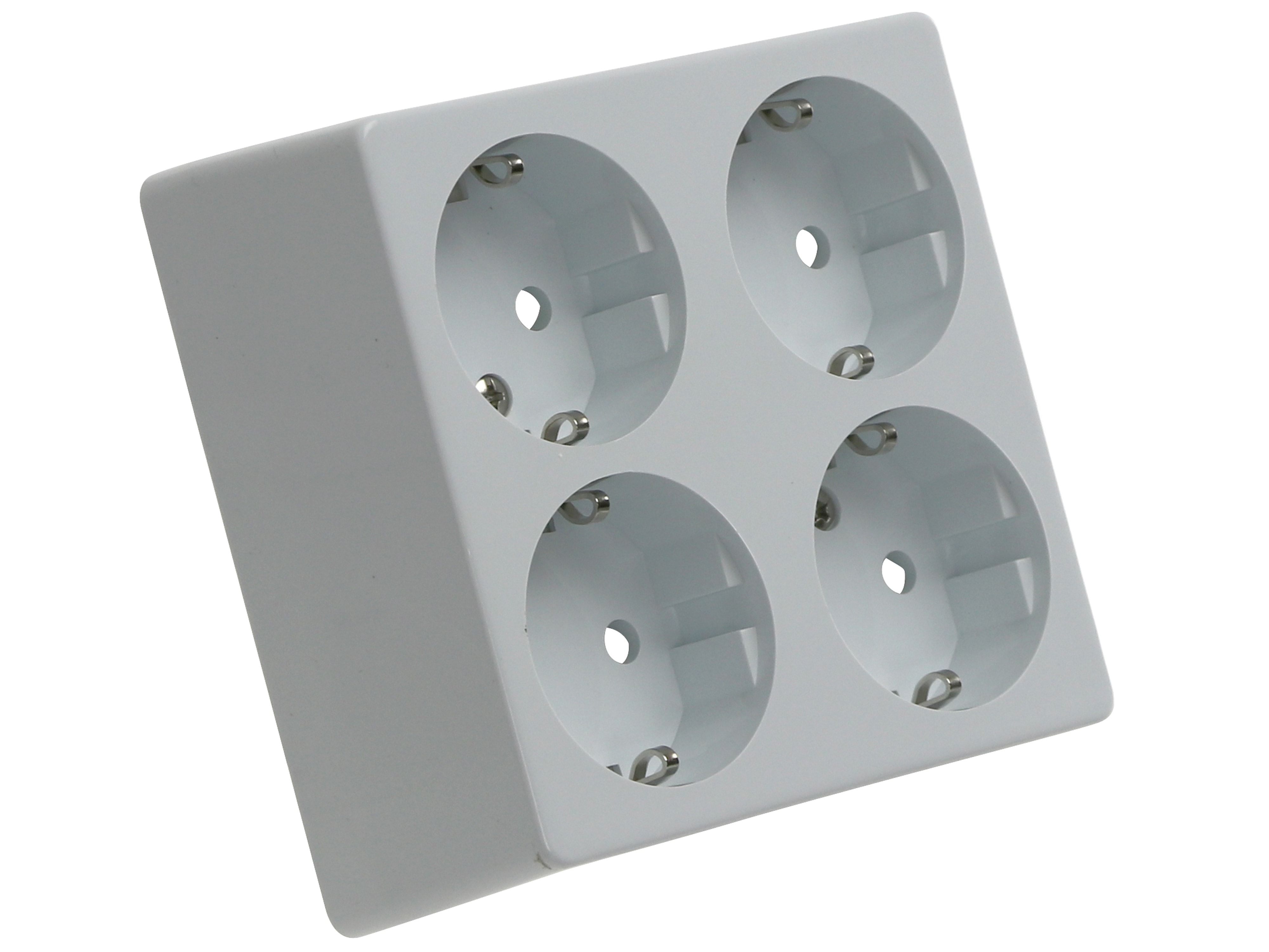 GAO Schutzkontakt-Steckdose 0307, 4-fach GAO Schutzkontakt-Steckdose 0307, 4-fach