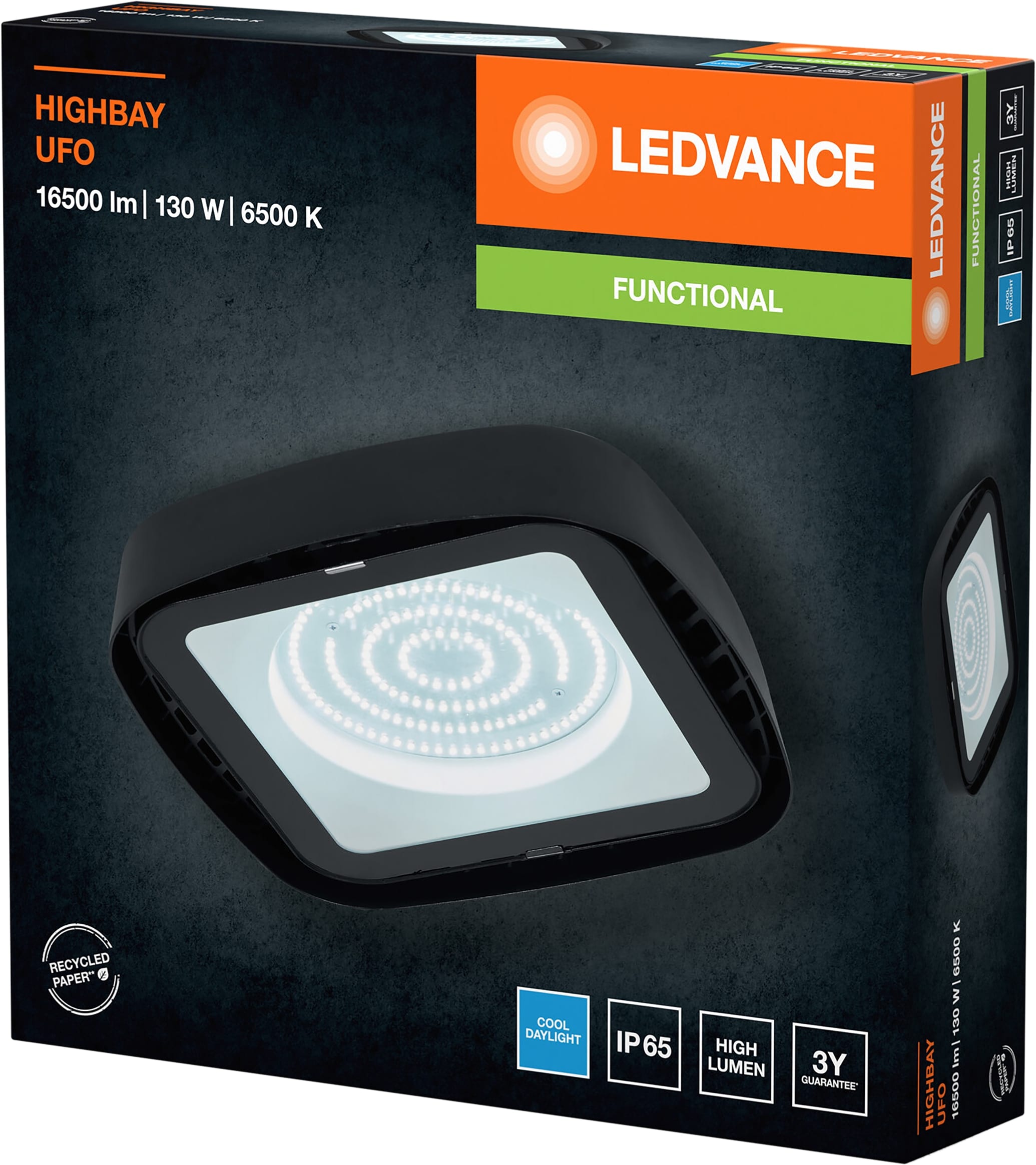 LEDVANCE LED-Deckenleuchte Highbay Ufo, 130 W, 15.000 lm, 6500 K LEDVANCE LED-Deckenleuchte Highbay Ufo, 130 W, 15.000 lm, 6500 K