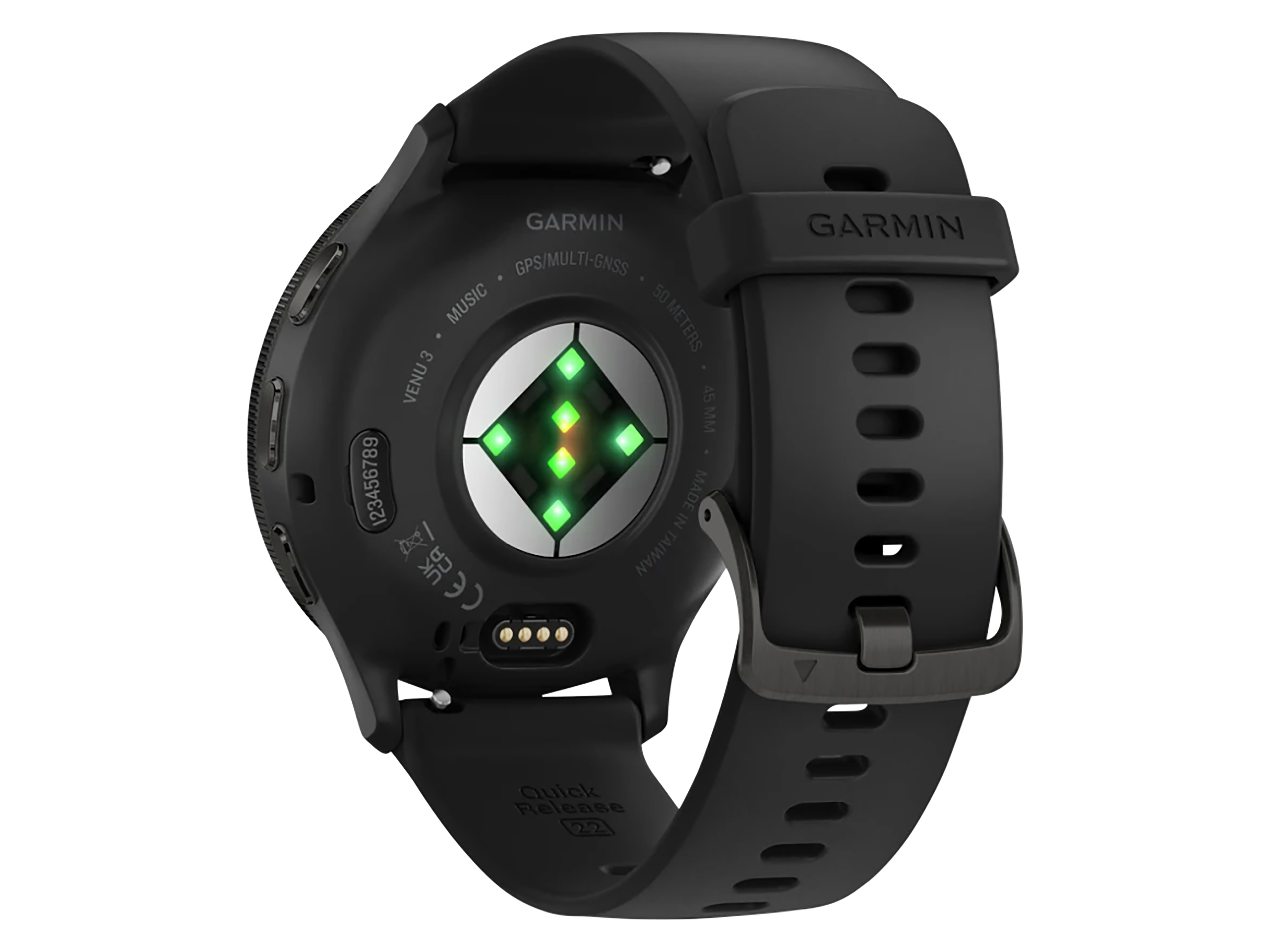 GARMIN Smartwatch Venu 3 schwarz/schiefergrau Silikon GARMIN Smartwatch Venu 3 schwarz/schiefergrau Silikon