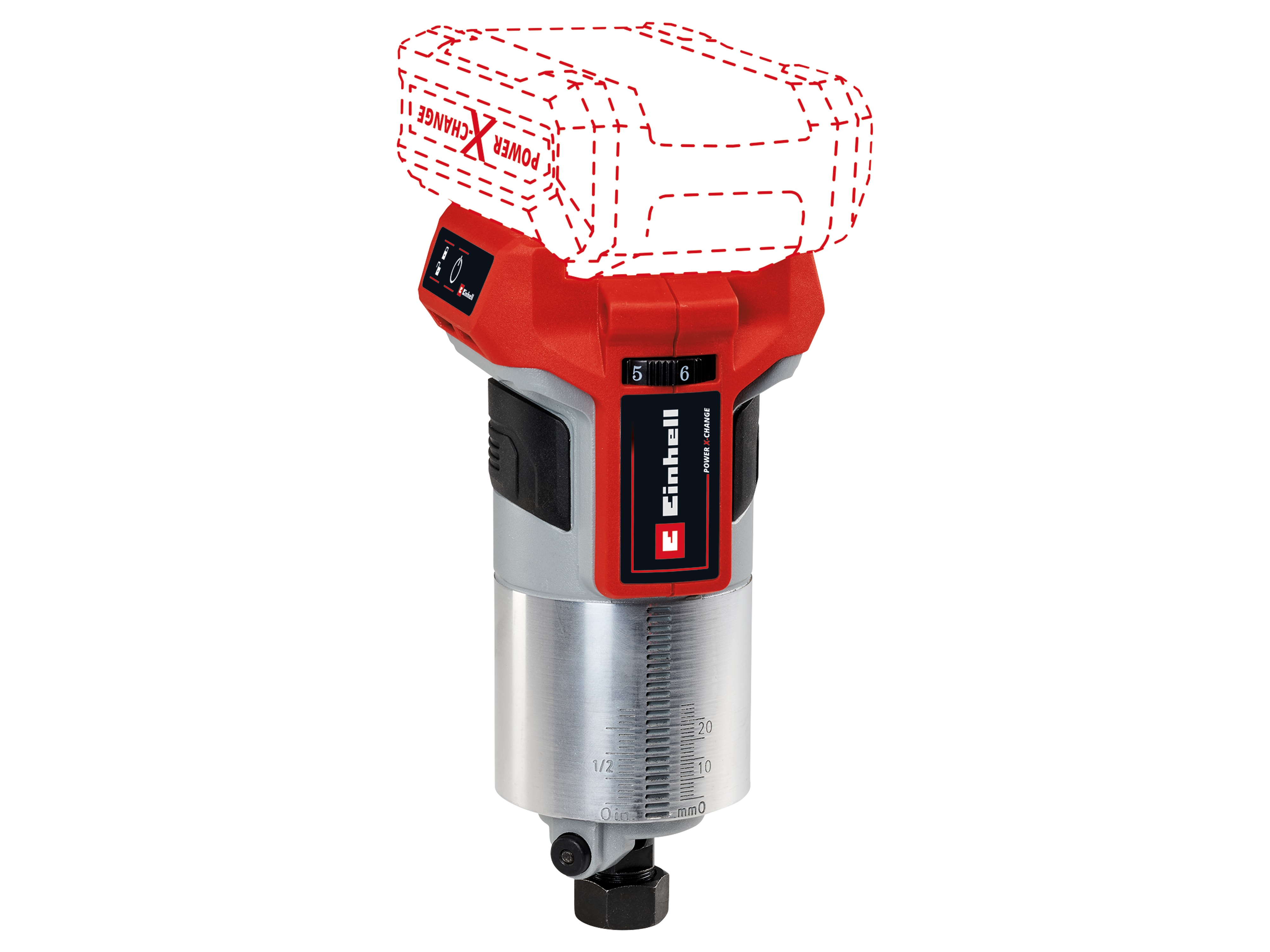 EINHELL PROFESSIONAL Akku-Ober/-Kantenfräse TP-RO 18 Set Li BL Kit (1x 4,0 Ah) EINHELL Akku-Ober/-Kantenfräse TP-RO 18 Set Li BL Kit (1x 4,0 Ah)