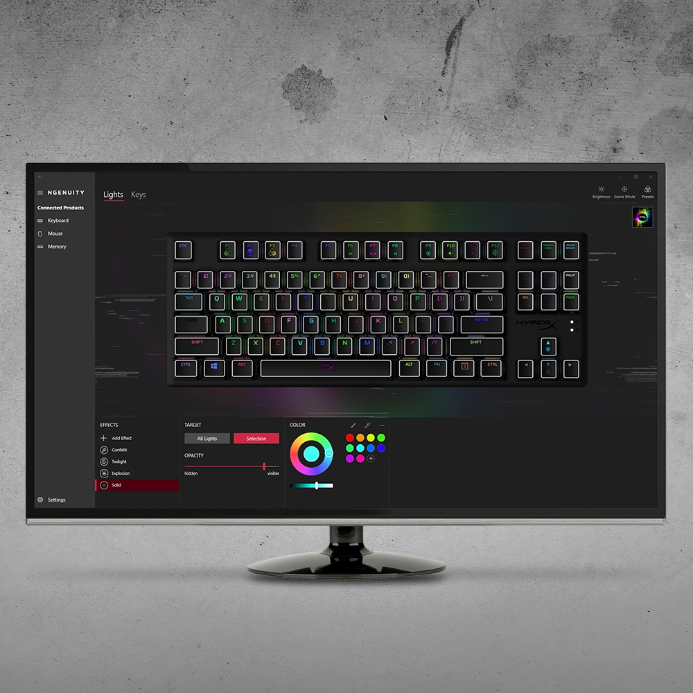 HYPERX Gaming-Tastatur Alloy Origins Core RedSwitches
