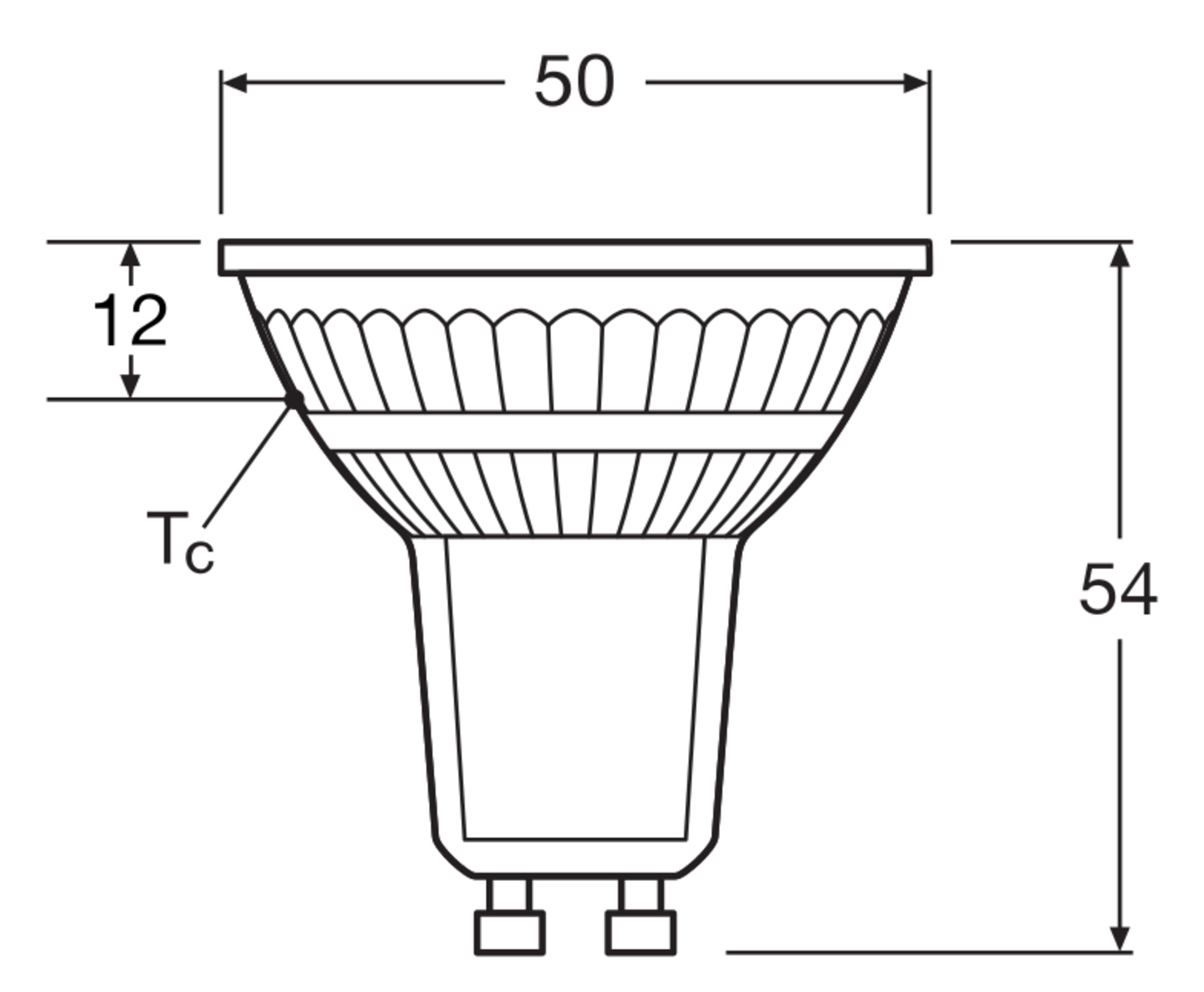 OSRAM LED-Lampe STAR, GU10, 3.1 W, 2700 K, EEK: E, 350 lm, IP20, warmweiß