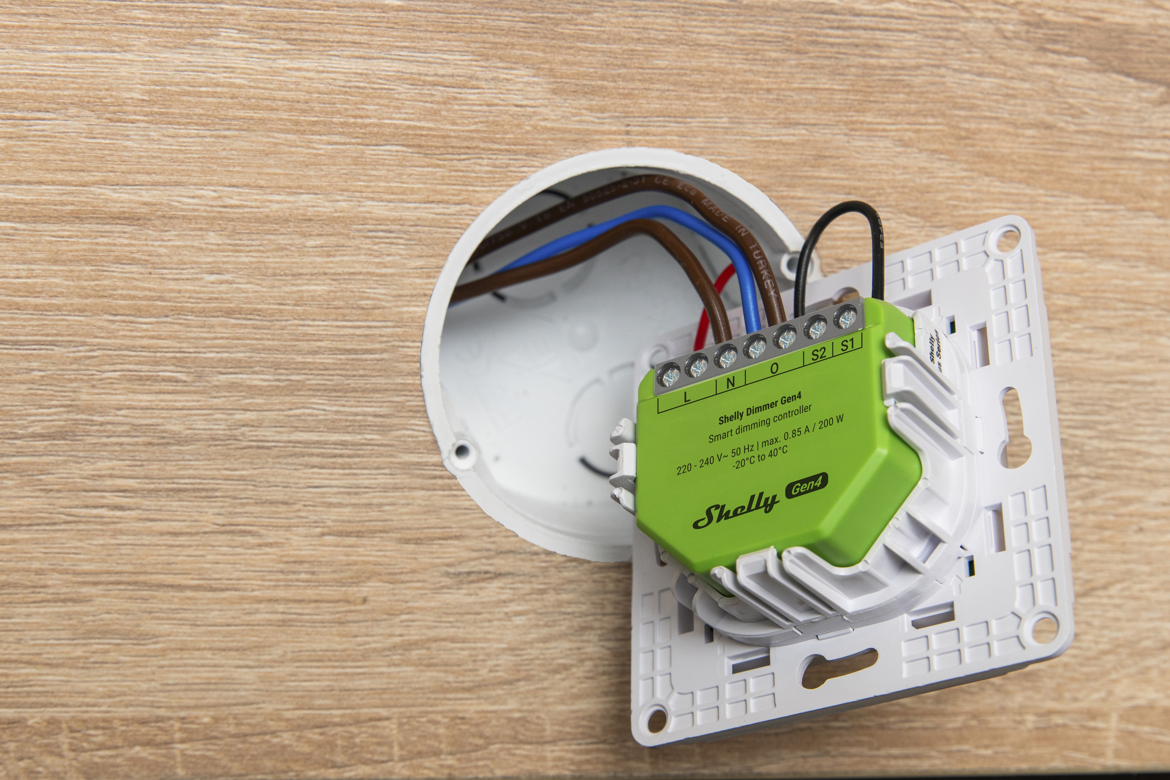 SHELLY Unterputz-Dimmer, Dimmer Gen4