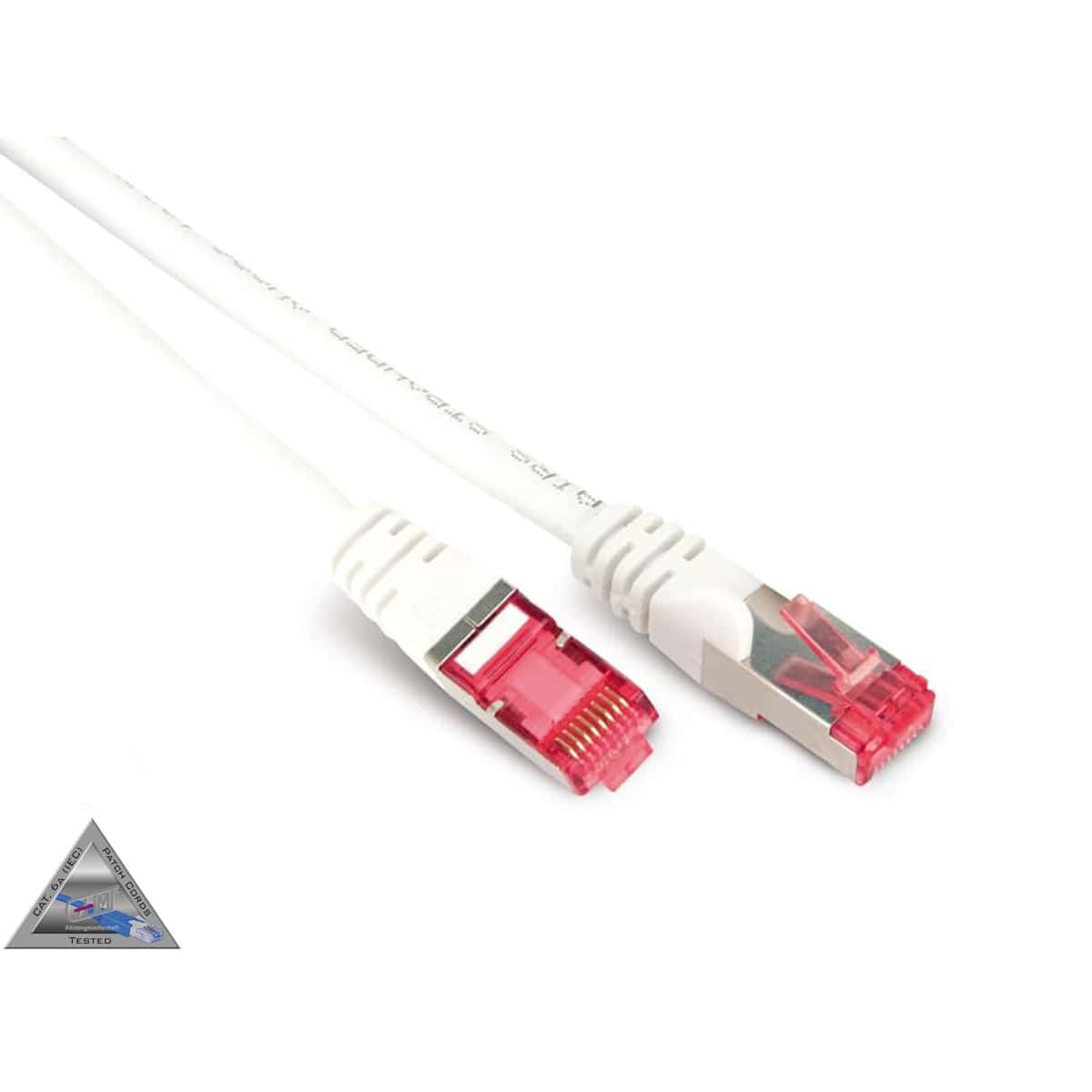 S-IMPULS CAT.6a Patchkabel, halogenfrei, GHMT zertifiziert, 2 m, weiß S-IMPULS CAT.6a Patchkabel, halogenfrei, GHMT zertifiziert, 2 m, weiß
