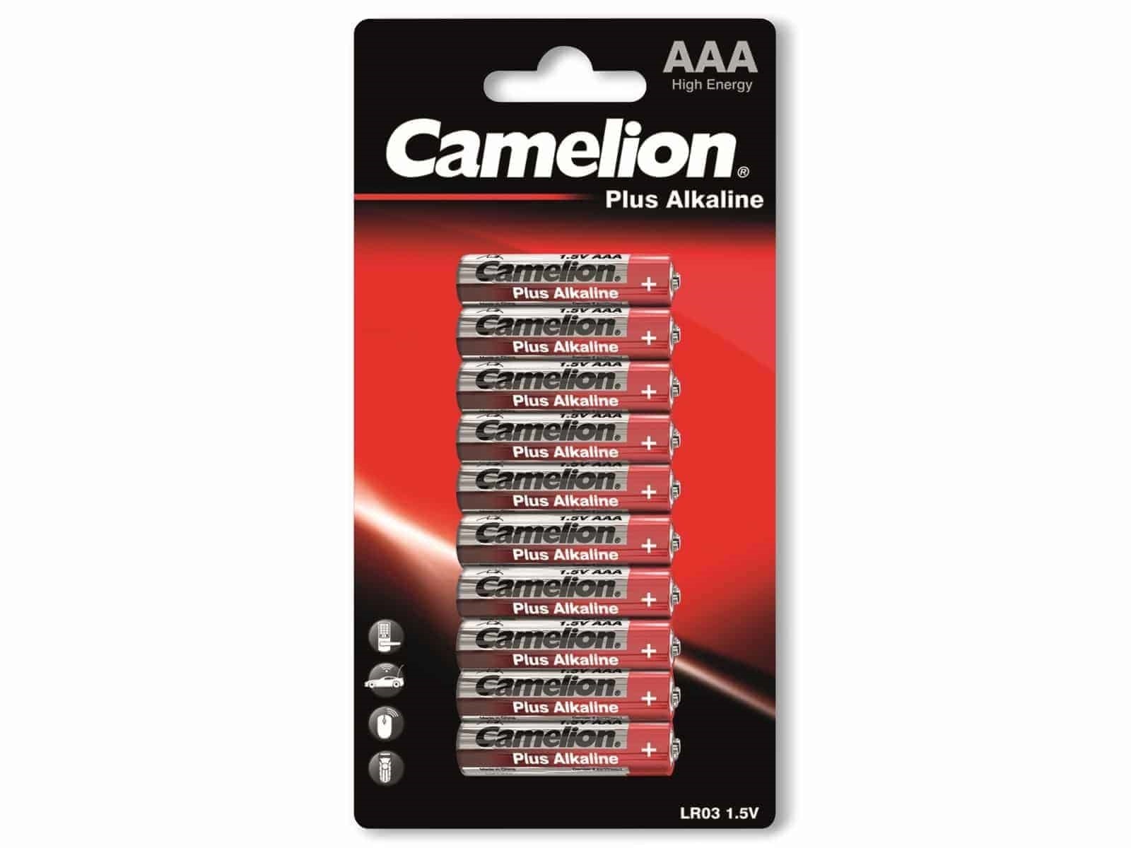 CAMELION Micro-Batterie, Plus-Alkaline, LR03, 10 Stück