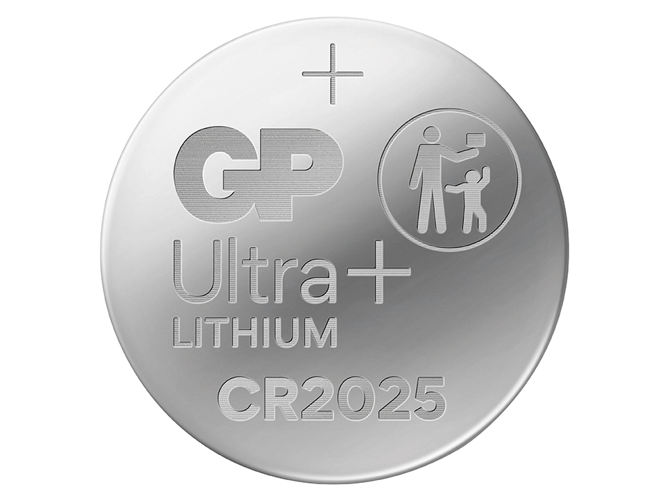 GP Ultra Plus, CR2025 Lithium Knopfzelle, 3 V, 10 Stück