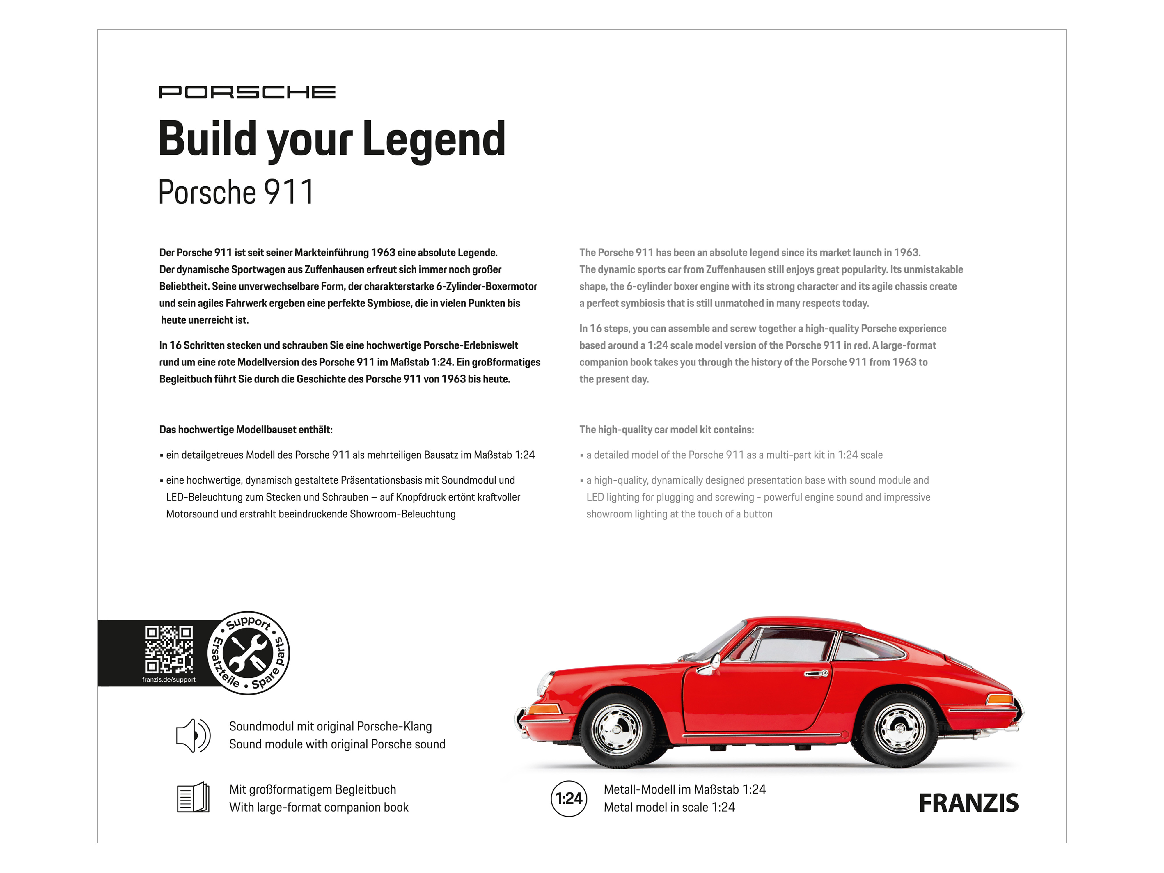 FRANZIS Build your Legend: Porsche 911