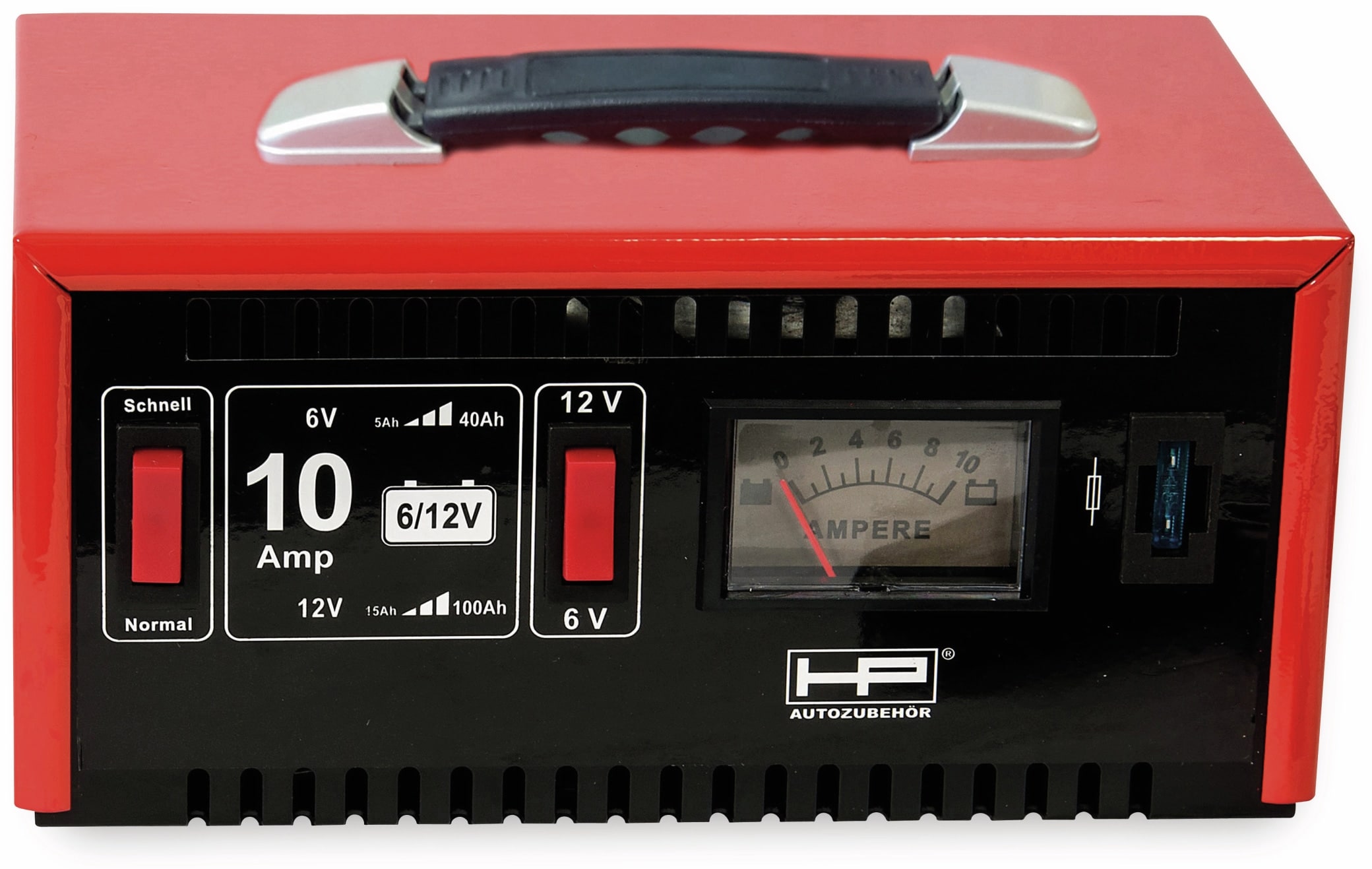 HP AUTOZUBEHÖR Batterie-Ladegerät 20510, 6/12 V, 10 A, Normal- und Schnellladung