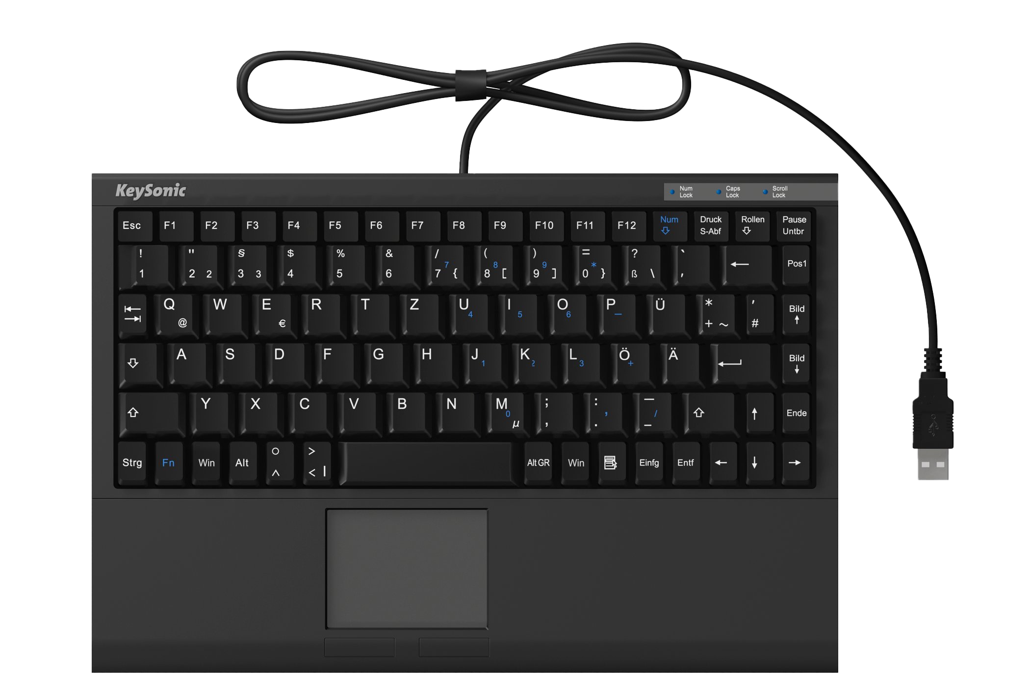 KEYSONIC Tastatur ACK-540U+ QWERTY-Tastatur KEYSONIC Tastatur ACK-540U+ QWERTY-Tastatur