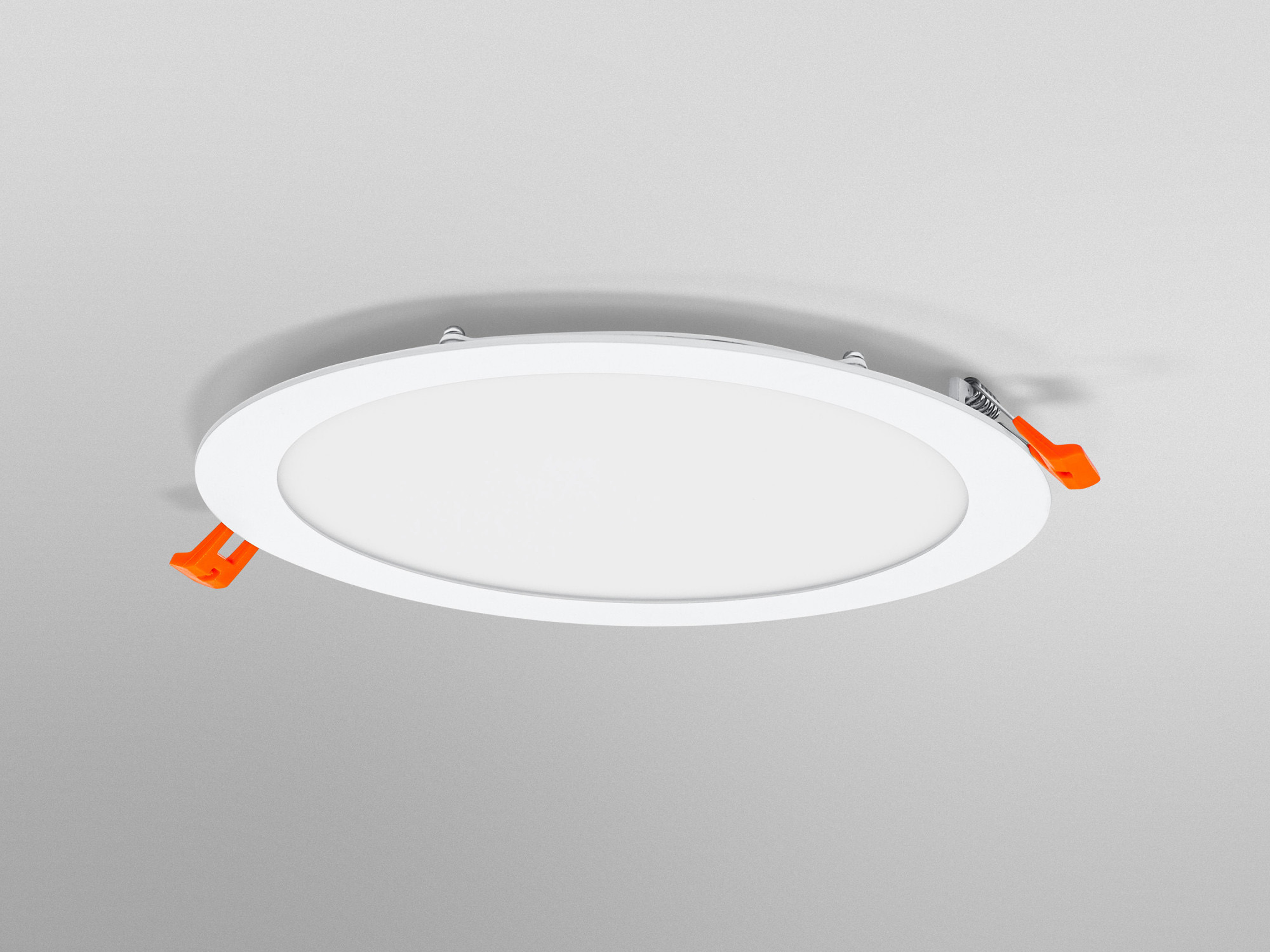OSRAM LED-Einbauleuchte ultra slim, 22W, 2000lm, 3000K, IP20, warmweiß, Ø 225 mm, warmweiß