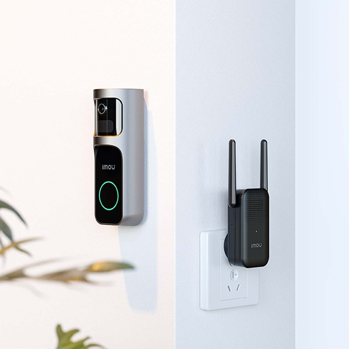 IMOU Türsprechanlage Doorbell 2S Kit, Außen, schwarz