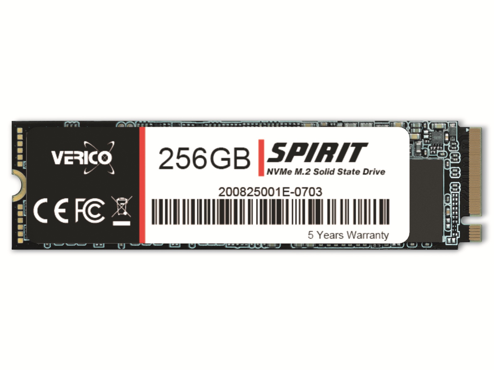 VERICO M.2 SSD Spirit, NVMe, PCIe, 256 GB