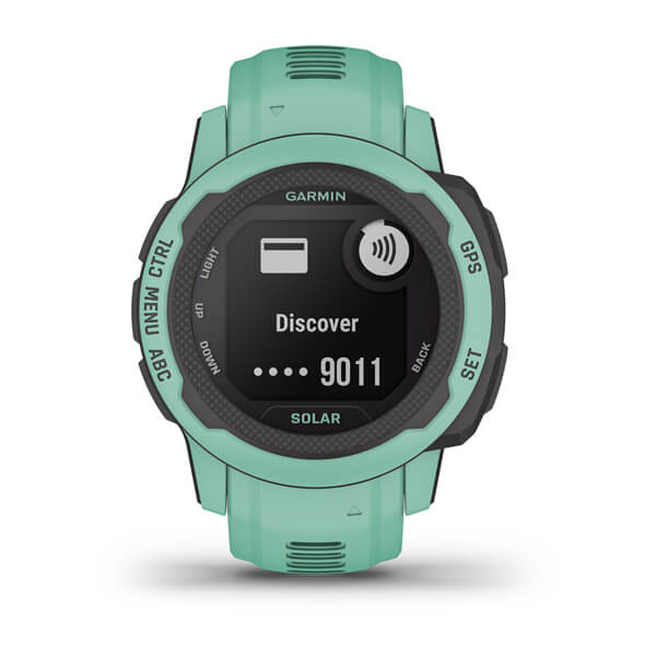 GARMIN Smartwatch Instinct 2S Solar Pastellgrün