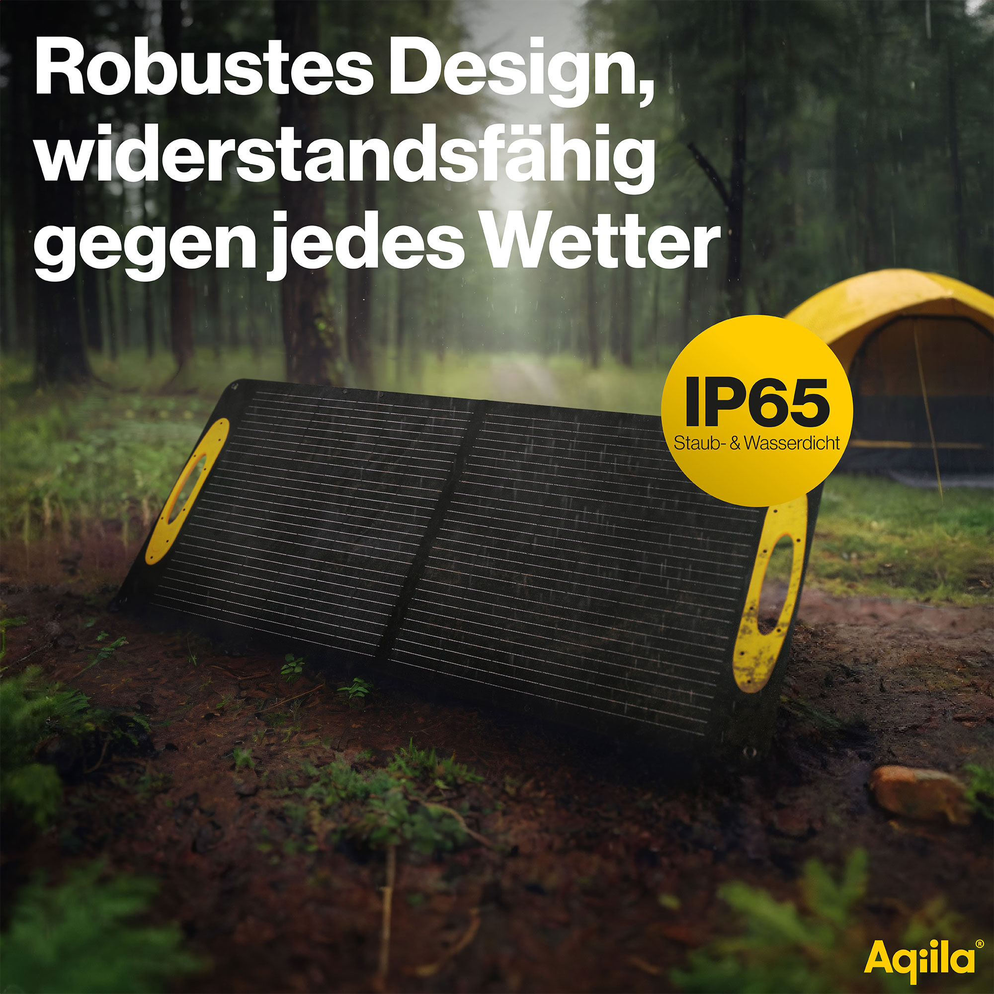 AQIILA Solarpanel Sunbird P100, 100 W, schwarz AQIILA Solarpanel Sunbird P100, 100 W, schwarz