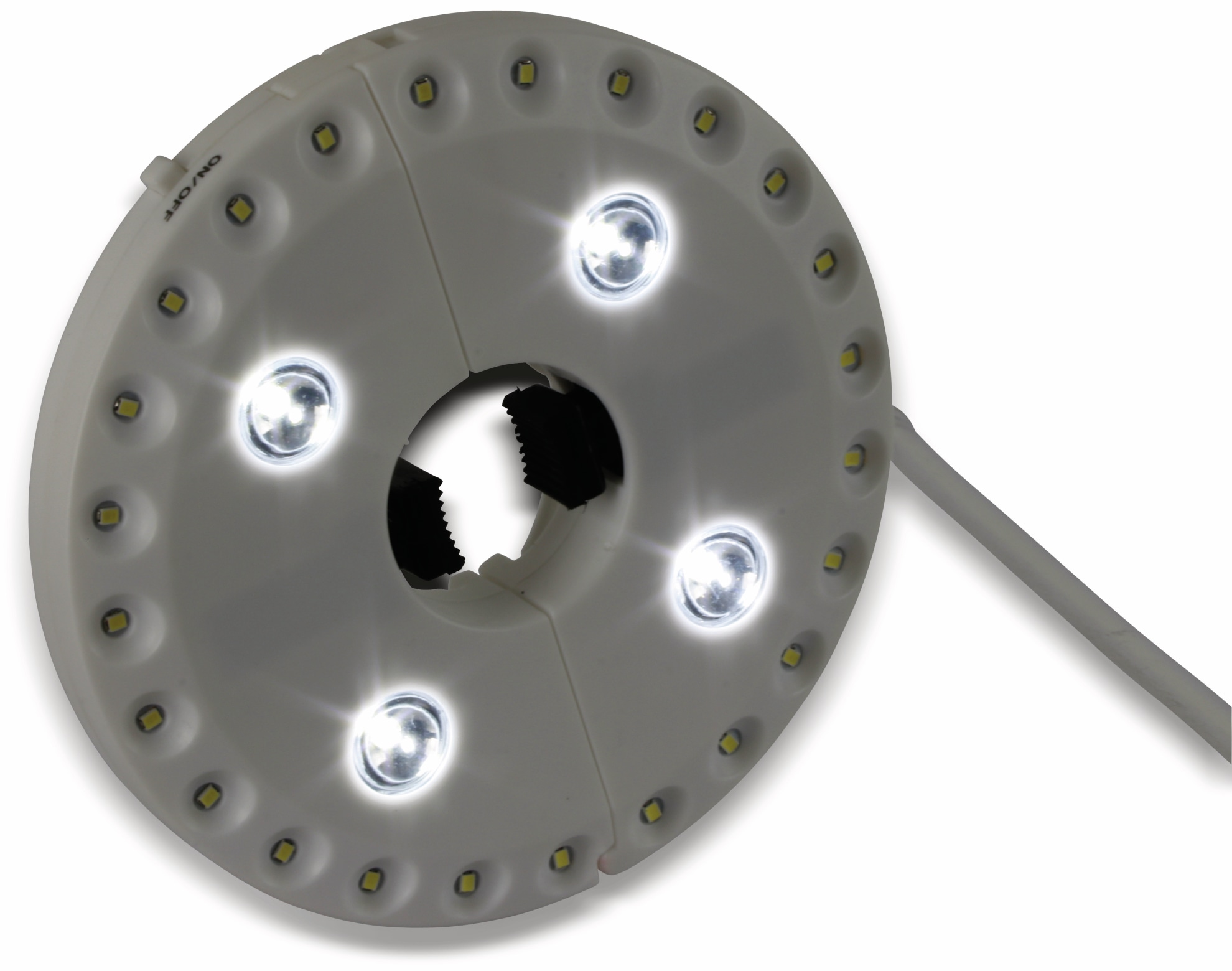 LED-Sonnenschirmbeleuchtung, WS-9821S, weiß