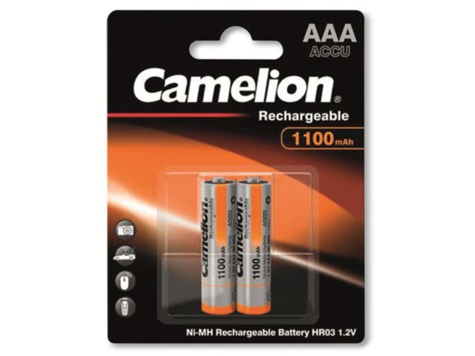 CAMELION Micro-Akku, NiMH, 1100mAh 2 Stück CAMELION Micro-Akku, NiMH, 1100mAh 2 Stück