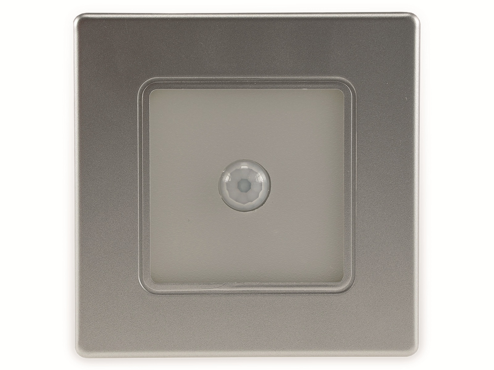 CHILITEC LED-Einbauleuchte EBL 86 PIR, 2,5 W, 3000 K, warmweiß, Rahmen silber CHILITEC LED-Einbauleuchte EBL 86 PIR, 2,5 W, 3000 K, warmweiß, Rahmen silber