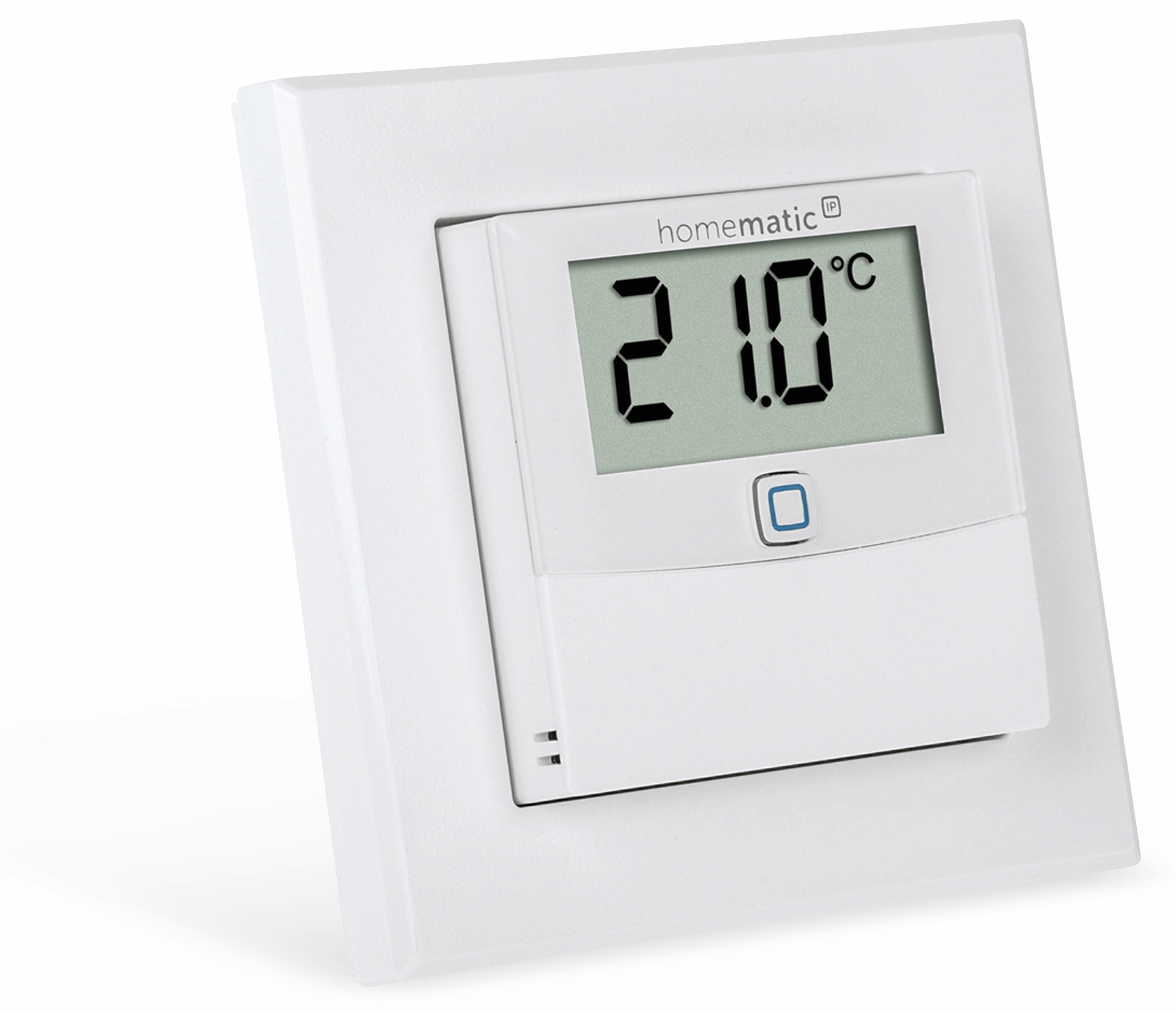 HOMEMATIC IP Smart Home 150180A0, Temp. und Luftfeucht. Sensor mit Display