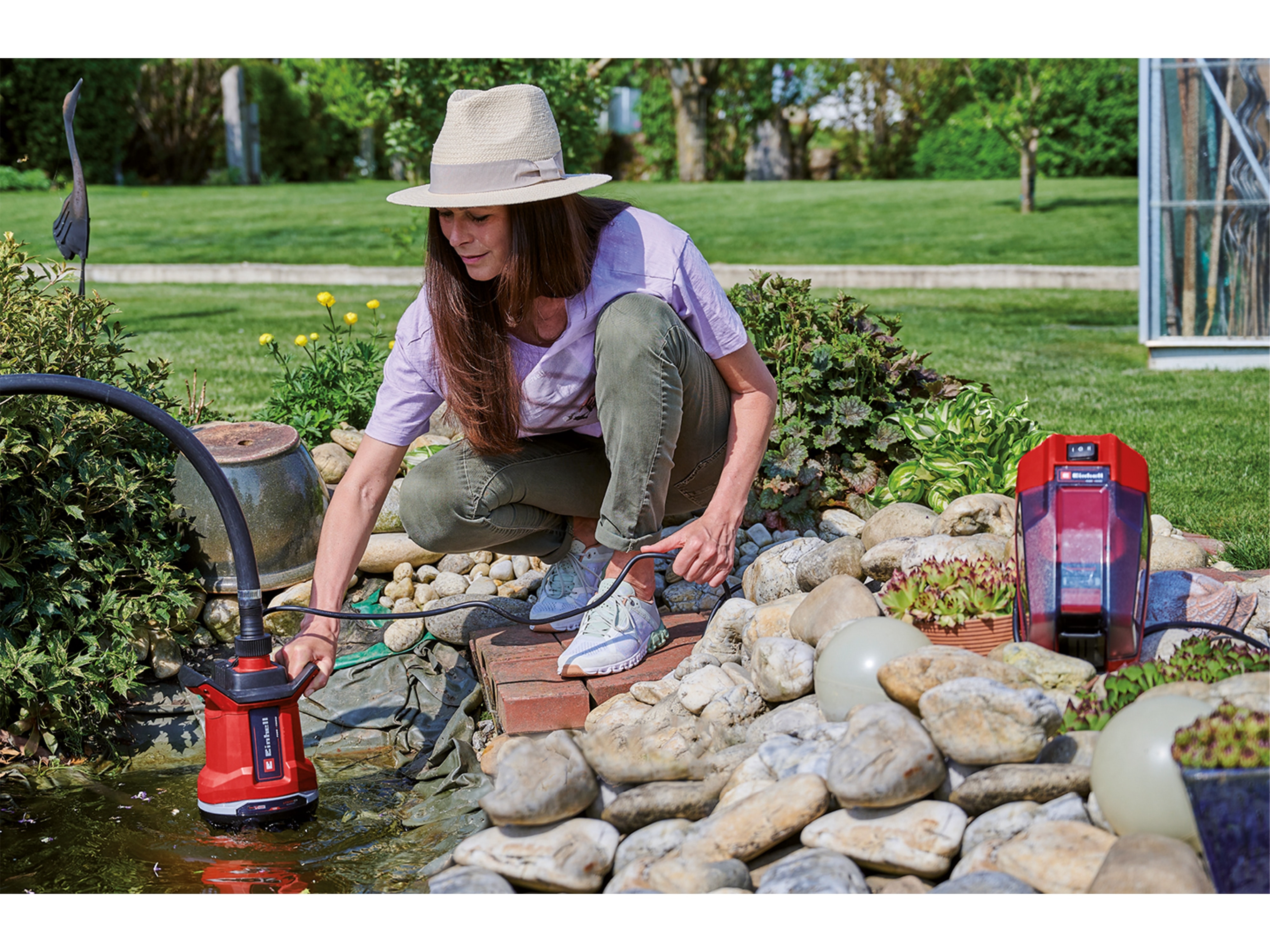 EINHELL Akku-Schmutzwasserpumpe GE-DP 18/25 Li, Solo
