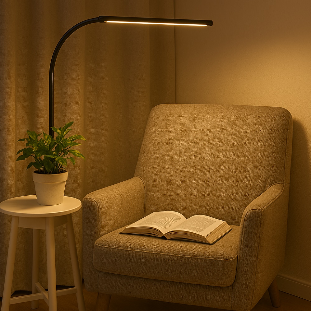 LUXULA LED-Schreibtischleuchte, EEK: G, 24 W, 800 lm, CCT, schwarz