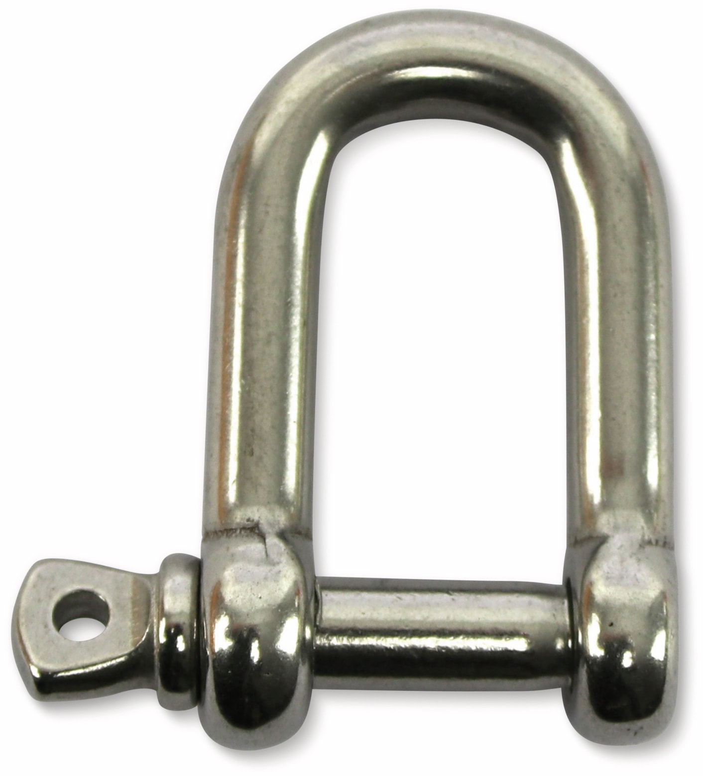 Schäkelhaken, 6 mm, Edelstahl 304 Schäkelhaken, 6 mm, Edelstahl 304