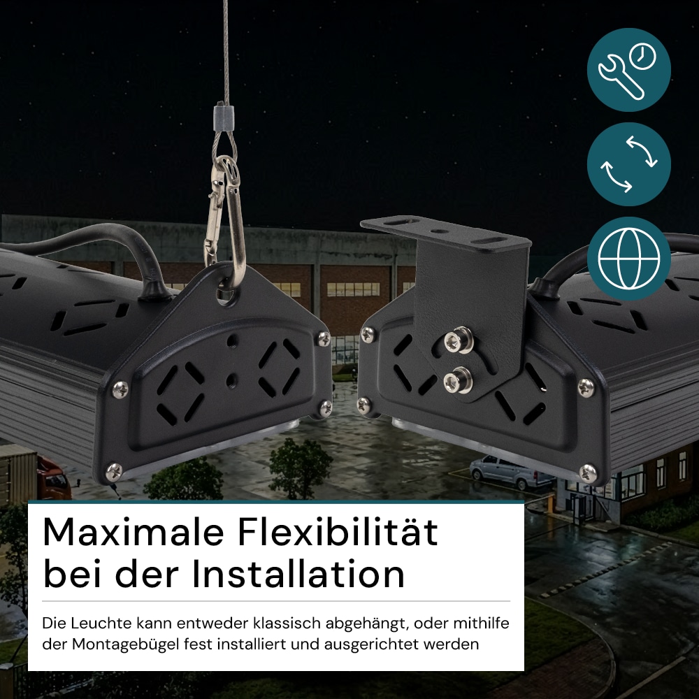 LUXULA LED-HighBay-Leuchte, neurtralweiß, EEK: E, 150 W, 18000 Lm, 5000 K