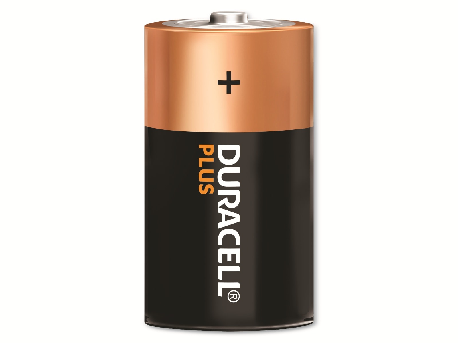 DURACELL Alkaline-Mono-Batterie LR20, 1.5V, Plus, 2 Stück