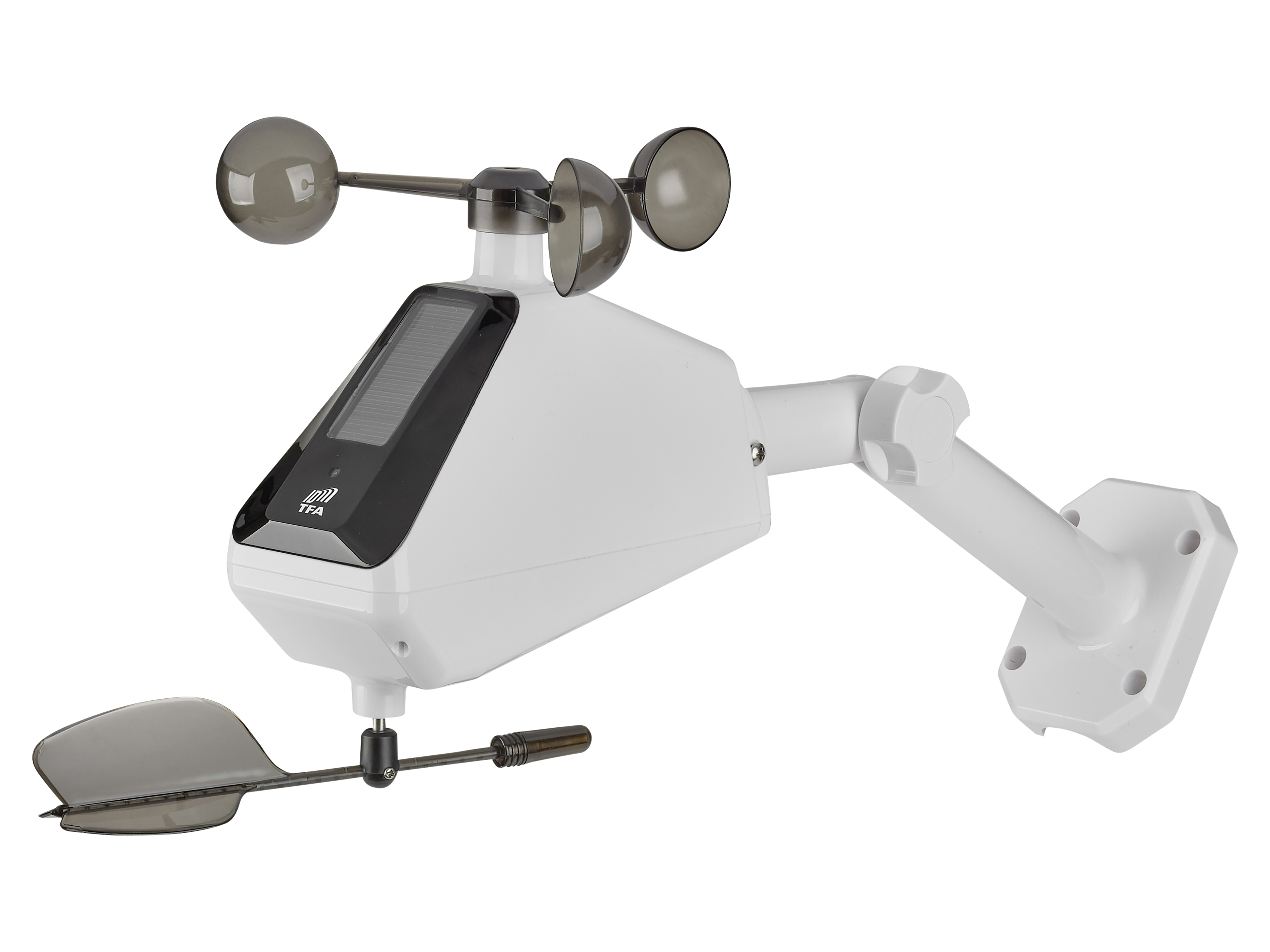 TFA Funk-Windsensor TFA.me ID-A2, 100 m Reichweite, Solar, Windgeschwindigkeit & -richtung, kompatibel mit TFA.me Wetterstationen