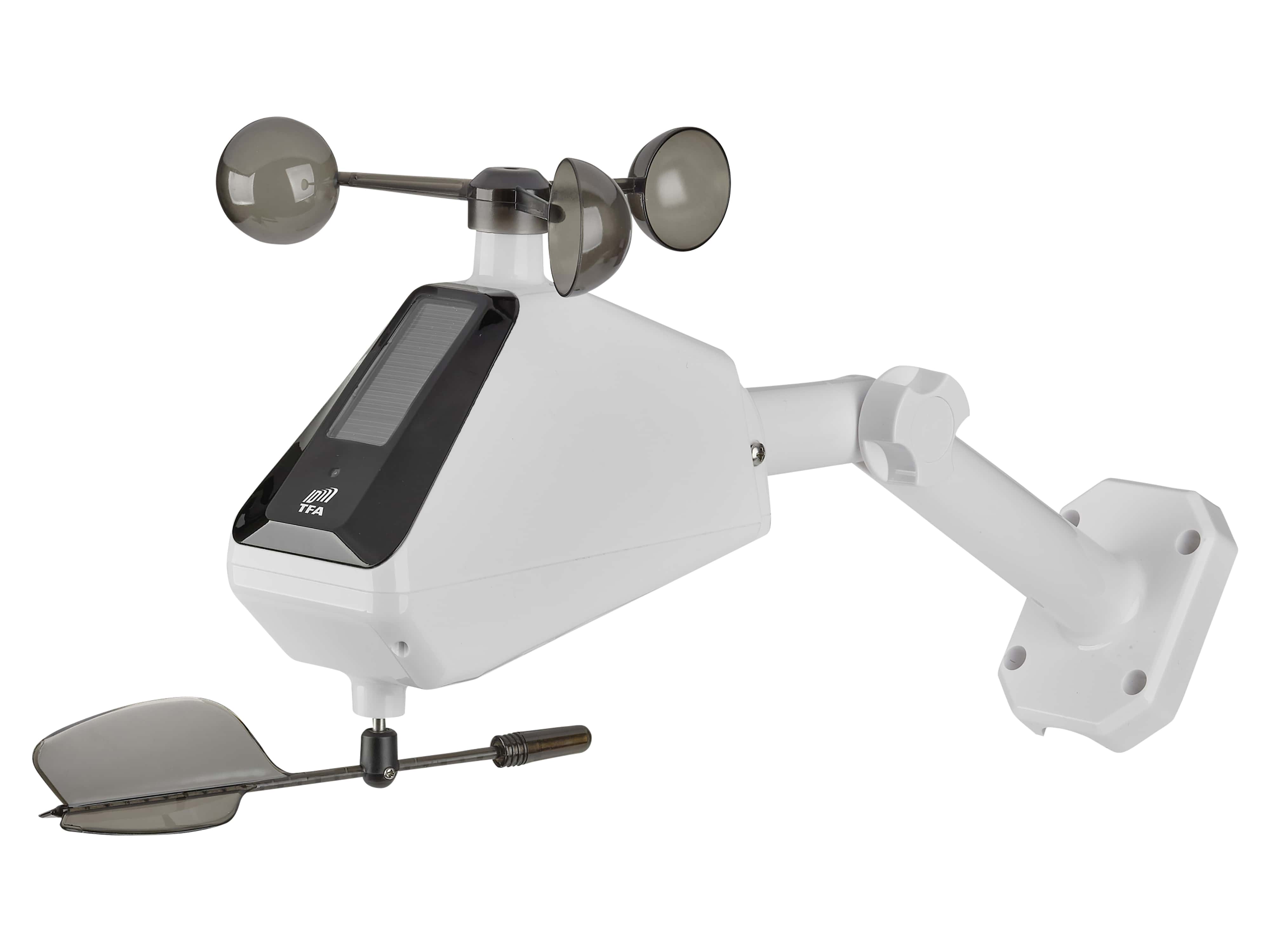 TFA Funk-Windsensor TFA.me ID-A2, 100 m Reichweite, Solar, Windgeschwindigkeit & -richtung, kompatibel mit TFA.me Wetterstationen