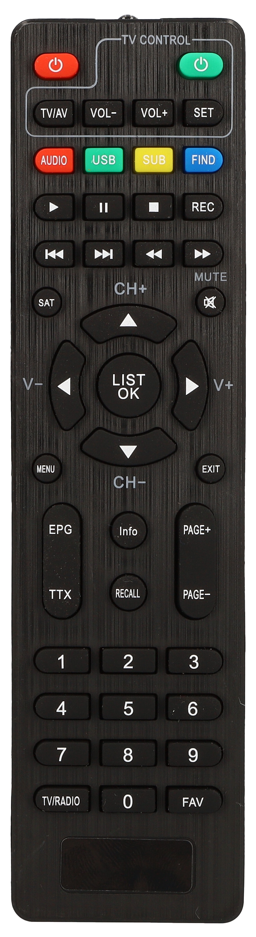 RED OPTICUM DVB-S2 HDTV-Receiver AX 300 VFD, mit PVR