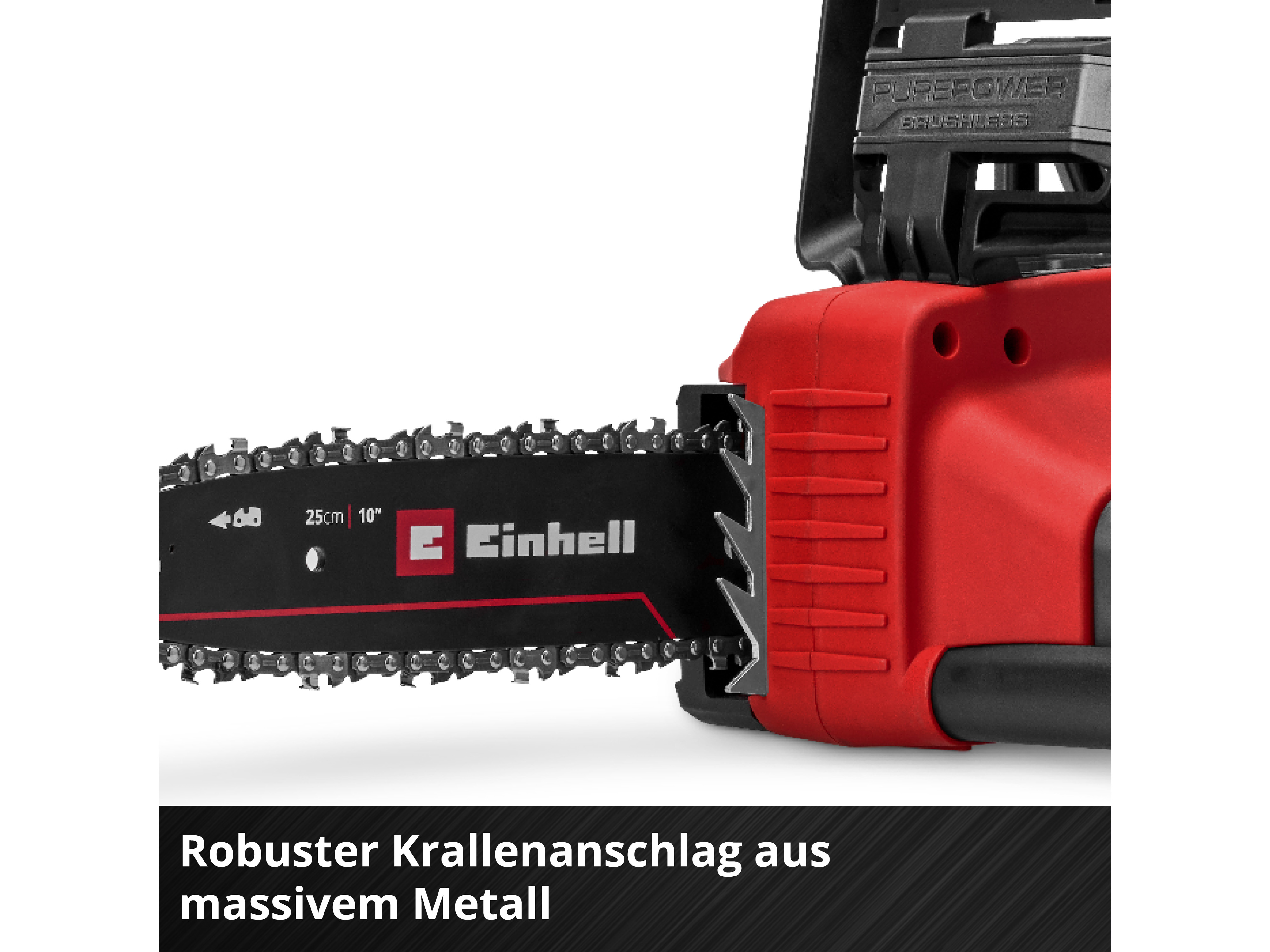 EINHELL Akku-Kettensäge GE-LC 18/25 Li BL, 4600070, Solo