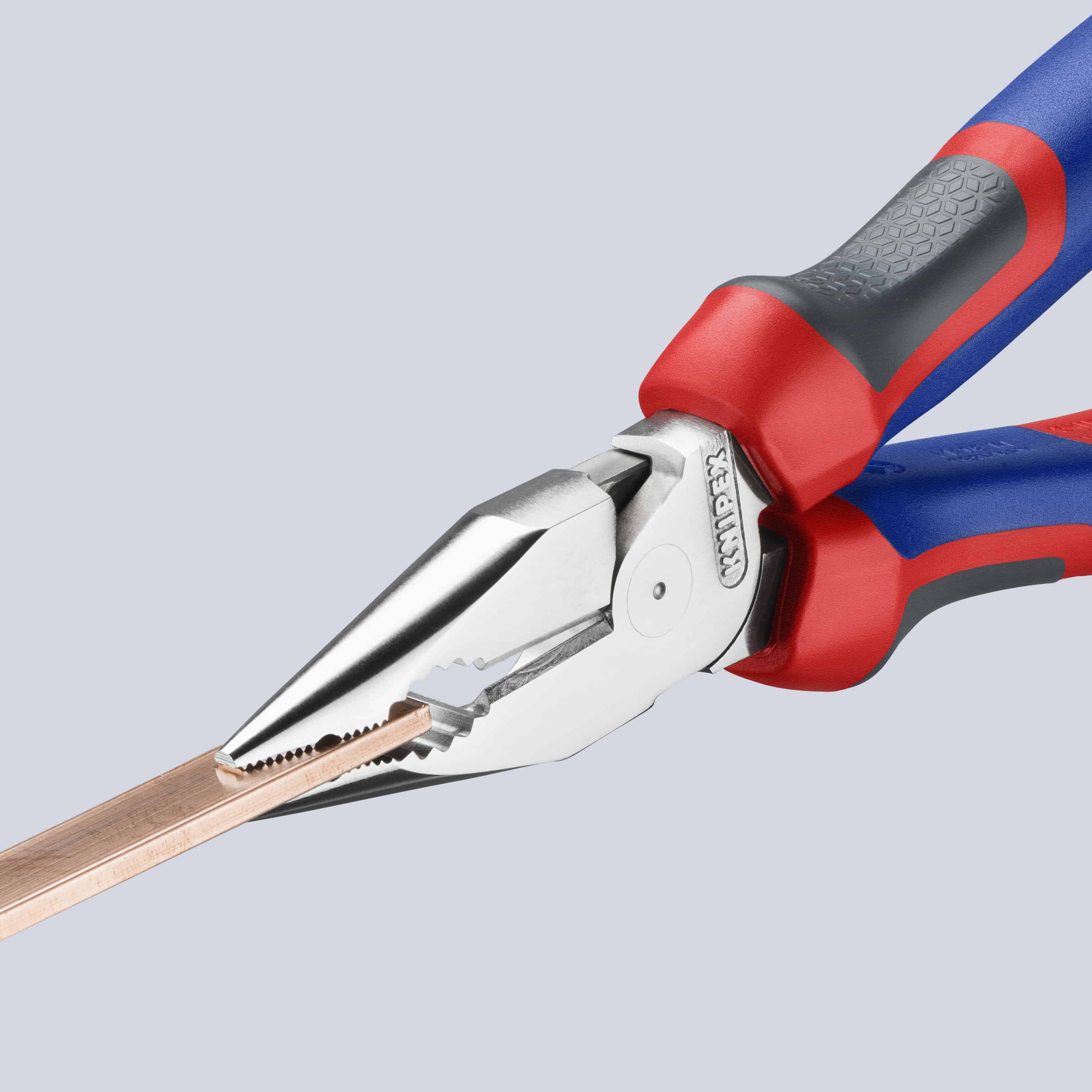 KNIPEX Spitz-Kombizange, 08 25 185, 185 mm, Stahl, Kunststoffgriff KNIPEX Spitz-Kombizange, 08 25 185, 185 mm, Stahl, Kunststoffgriff