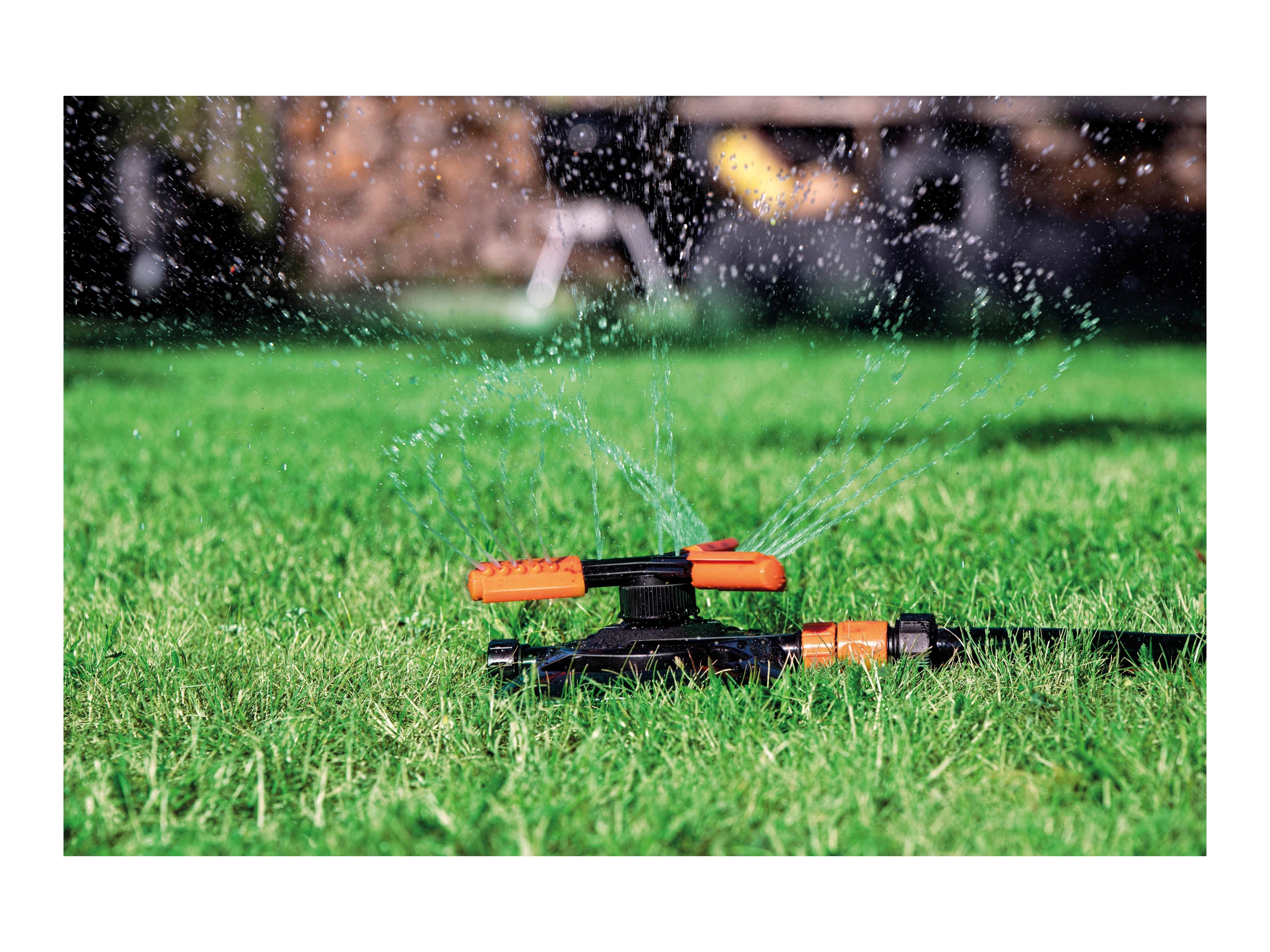 BLACK & DECKER Sprinkler, 3-Arm, 25x24x8 cm BLACK & DECKER Sprinkler, 3-Arm, 25x24x8 cm
