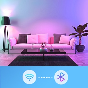 GOVEE LED-Lampe, Bulb, Smart, WLAN, E27, EEK: F, 12 W, 1200 lm, RGBWW GOVEE LED-Lampe, Bulb, Smart, WLAN, E27, EEK: F, 12 W, 1200 lm, RGBWW