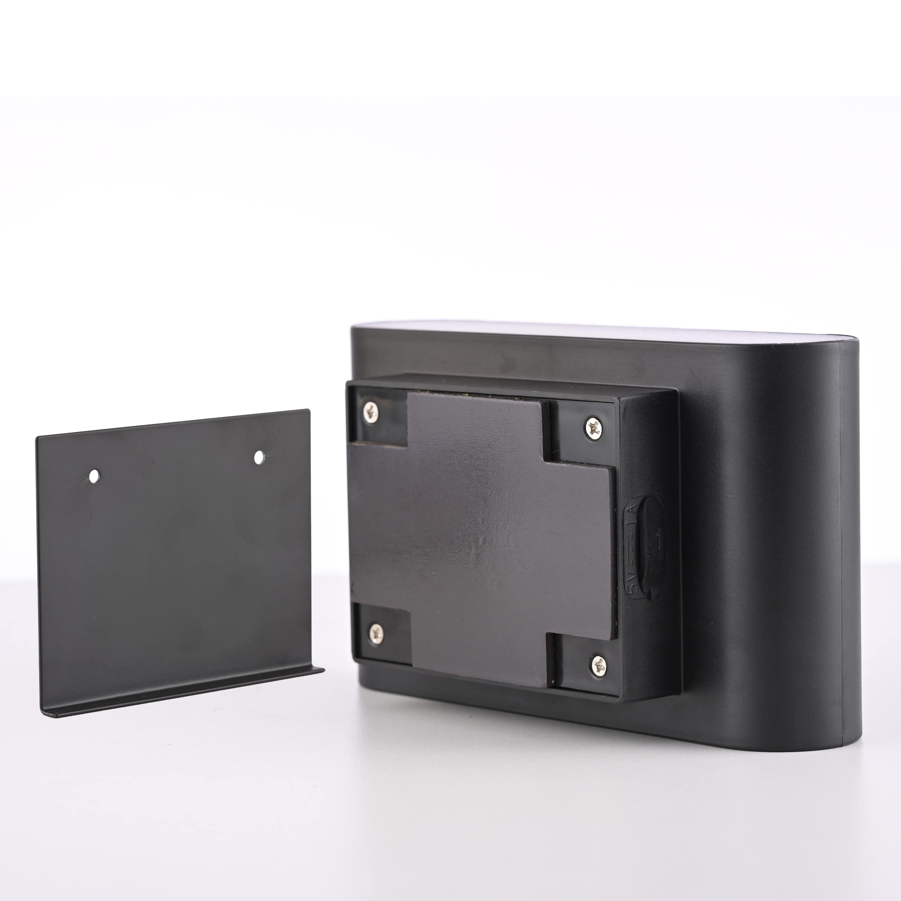JUST LIGHT LED-Akku-Wandleuchte 19475-18, 3W, 3000K, 330lm, warmweiß, IP44, schwarz
