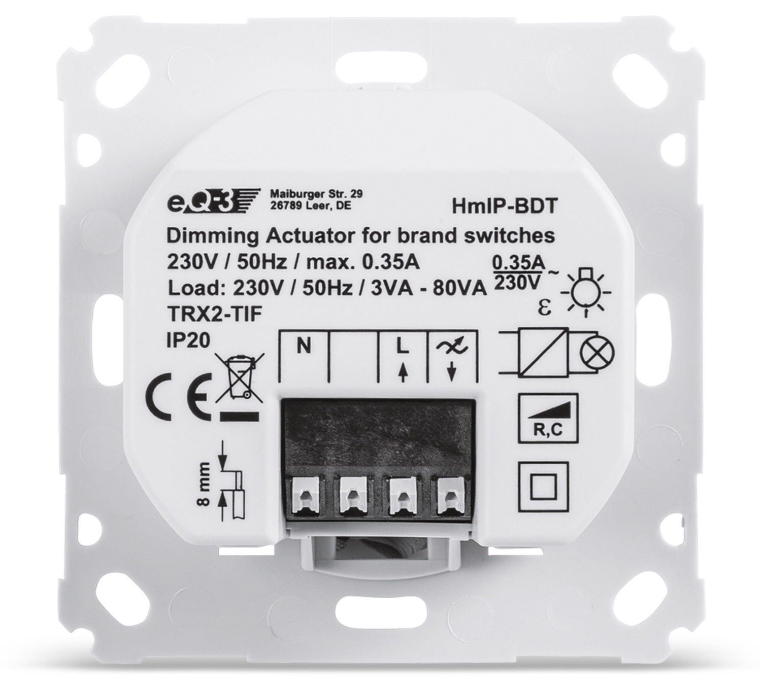 HOMEMATIC IP Smart Home 143166A0 Dimmaktor