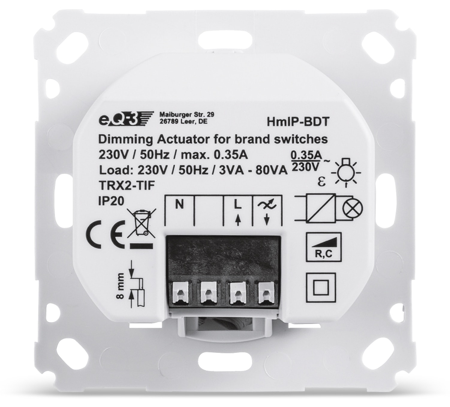 HOMEMATIC IP Smart Home 143166A0 Dimmaktor