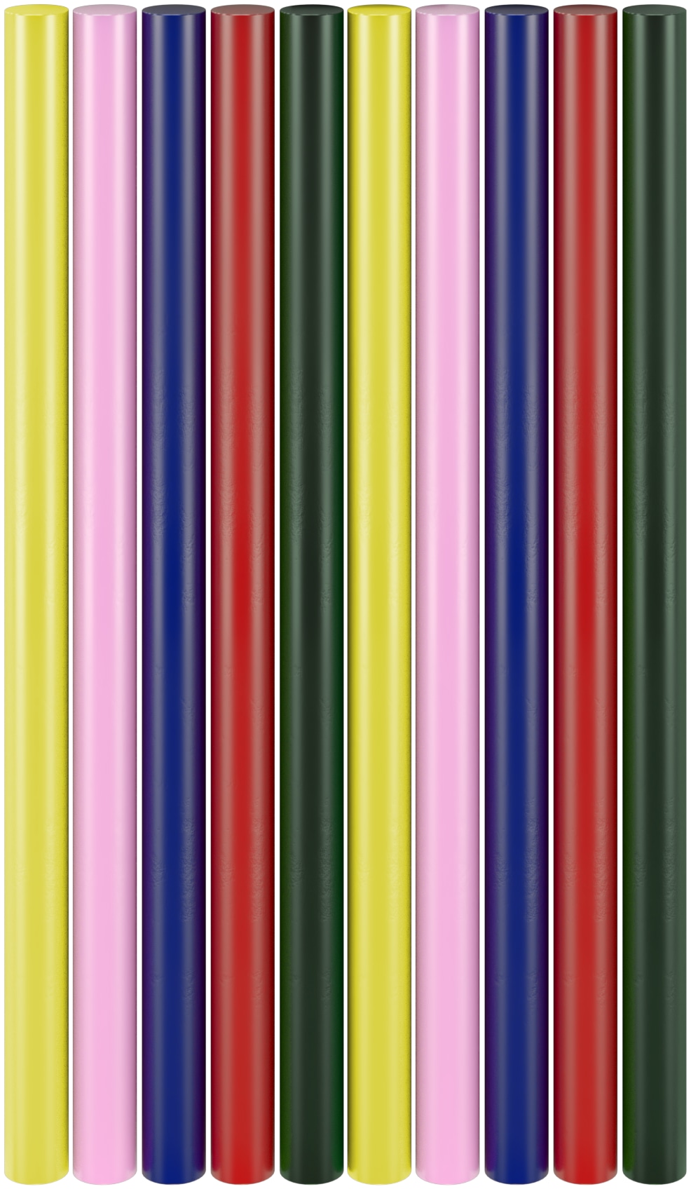 GOOBAY TOOLS Heißklebesticks, 77856, 11 mm, 5 Farben, 10 Stück