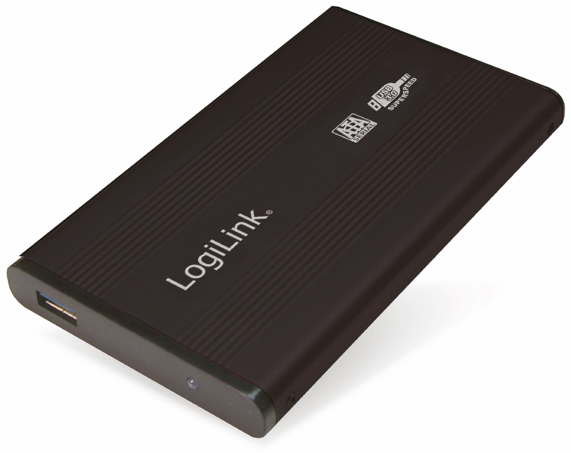LOGILINK 6,35 cm (2,5") Festplatten-Gehäuse, USB 2.0 zu SATA, schwarz