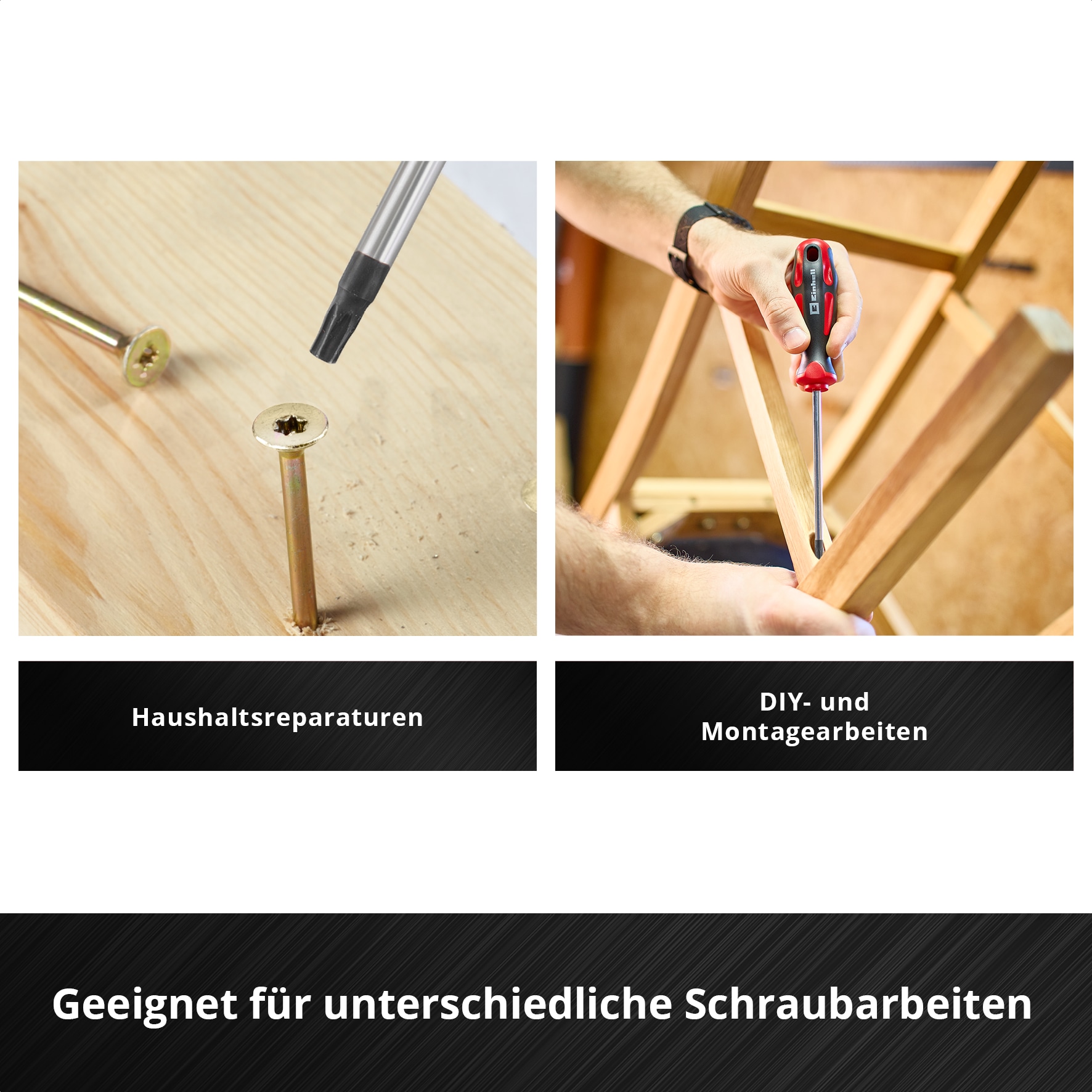 EINHELL Schraubendreher-Set T-Profil, 370537, 5-teilig