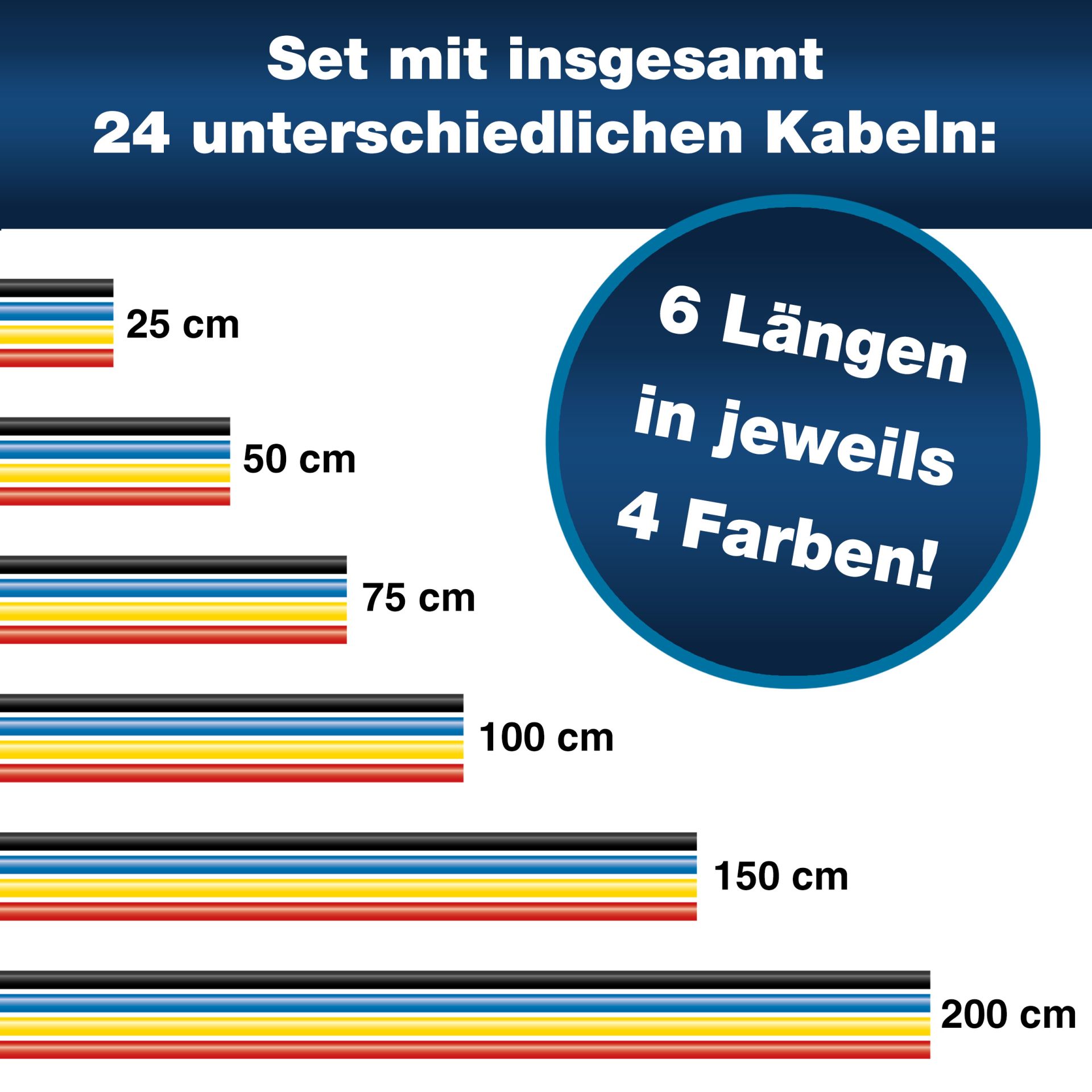 PEAKTECH Messzubehör-Set, P 8202, 4 mm Bananenstecker