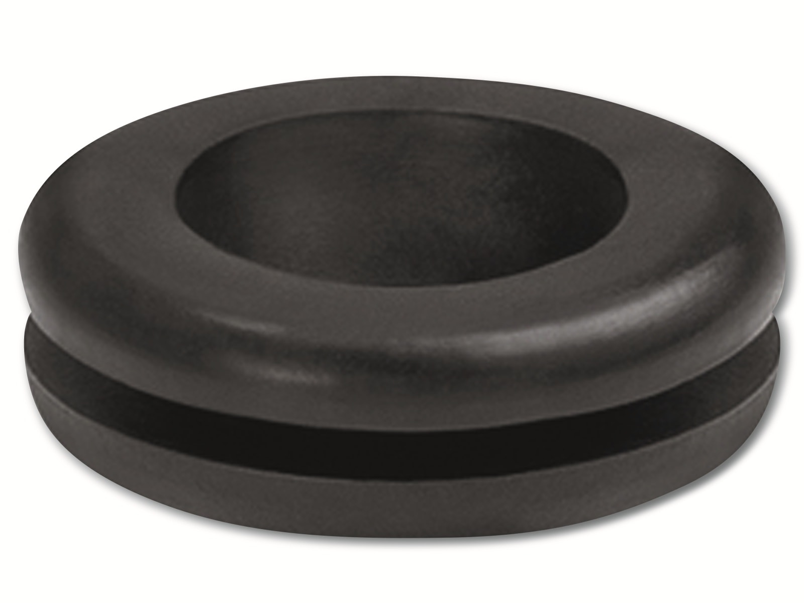 HELLERMANNTYTON Durchführungstülle, 633-04010, Schwarz, PVC, ∅ 5 mm, 1 Stück HELLERMANNTYTON Durchführungstülle, 633-04010, Schwarz, PVC, ∅ 5 mm, 1 Stück
