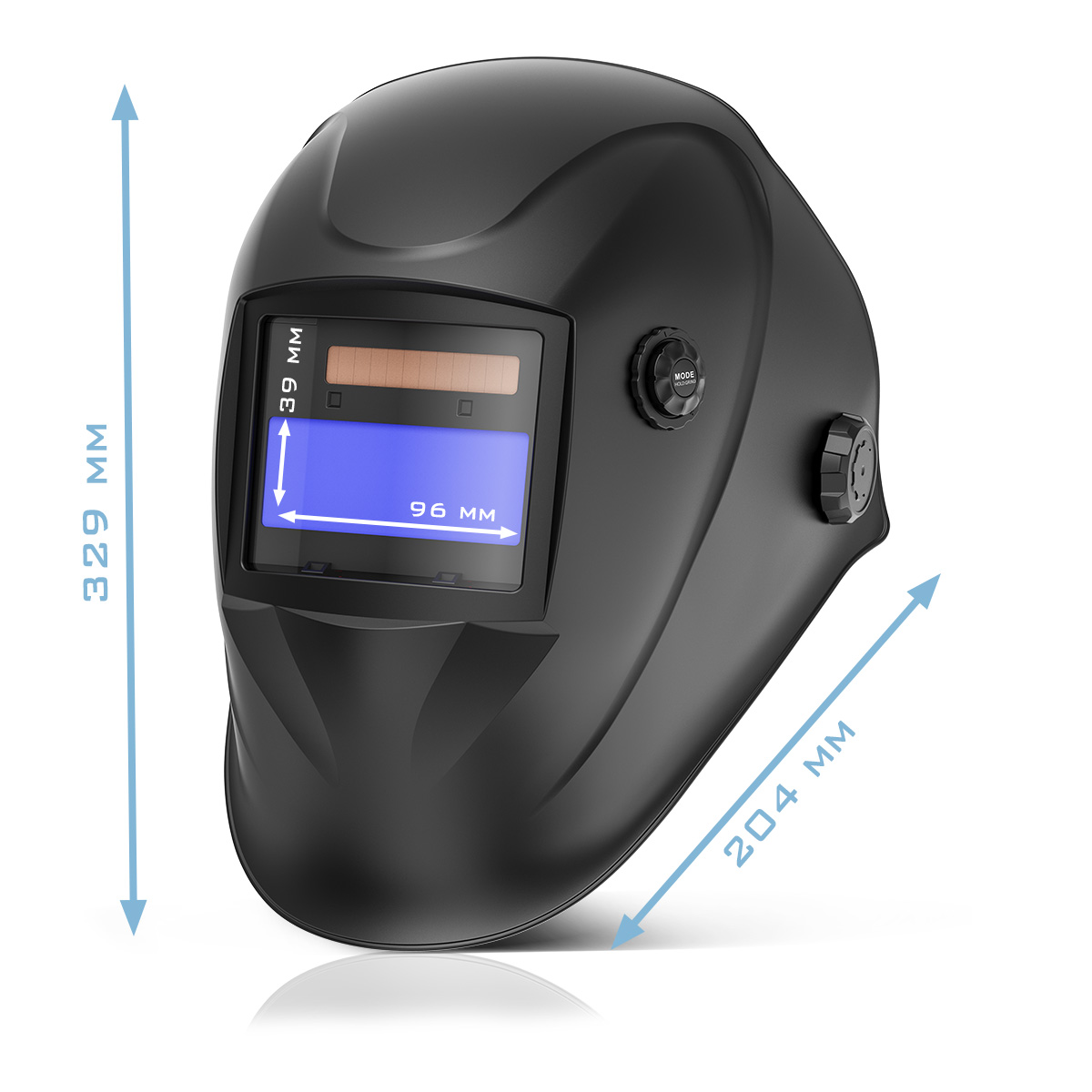 STAHLWERK Automatik-Schweißhelm WORKER, 3-in-1